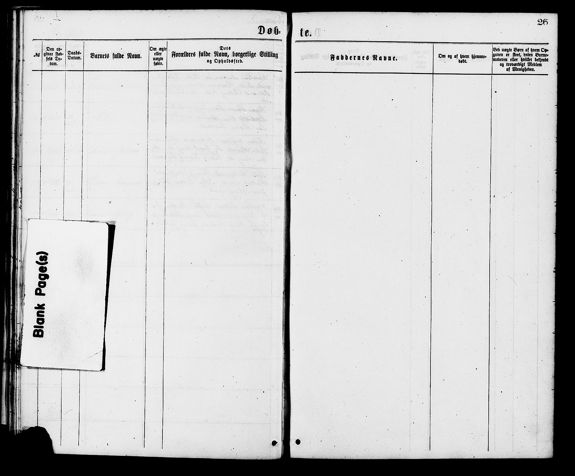 Kvinesdal sokneprestkontor, AV/SAK-1111-0026/F/Fa/Faa/L0003: Ministerialbok nr. A 3, 1877-1882, s. 26