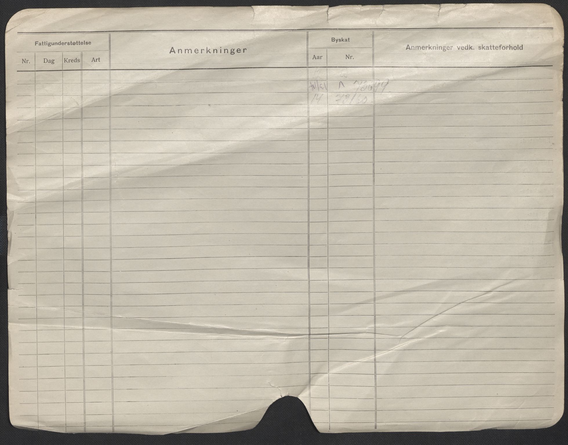Oslo folkeregister, Registerkort, SAO/A-11715/F/Fa/Fac/L0009: Menn, 1906-1914, s. 1b