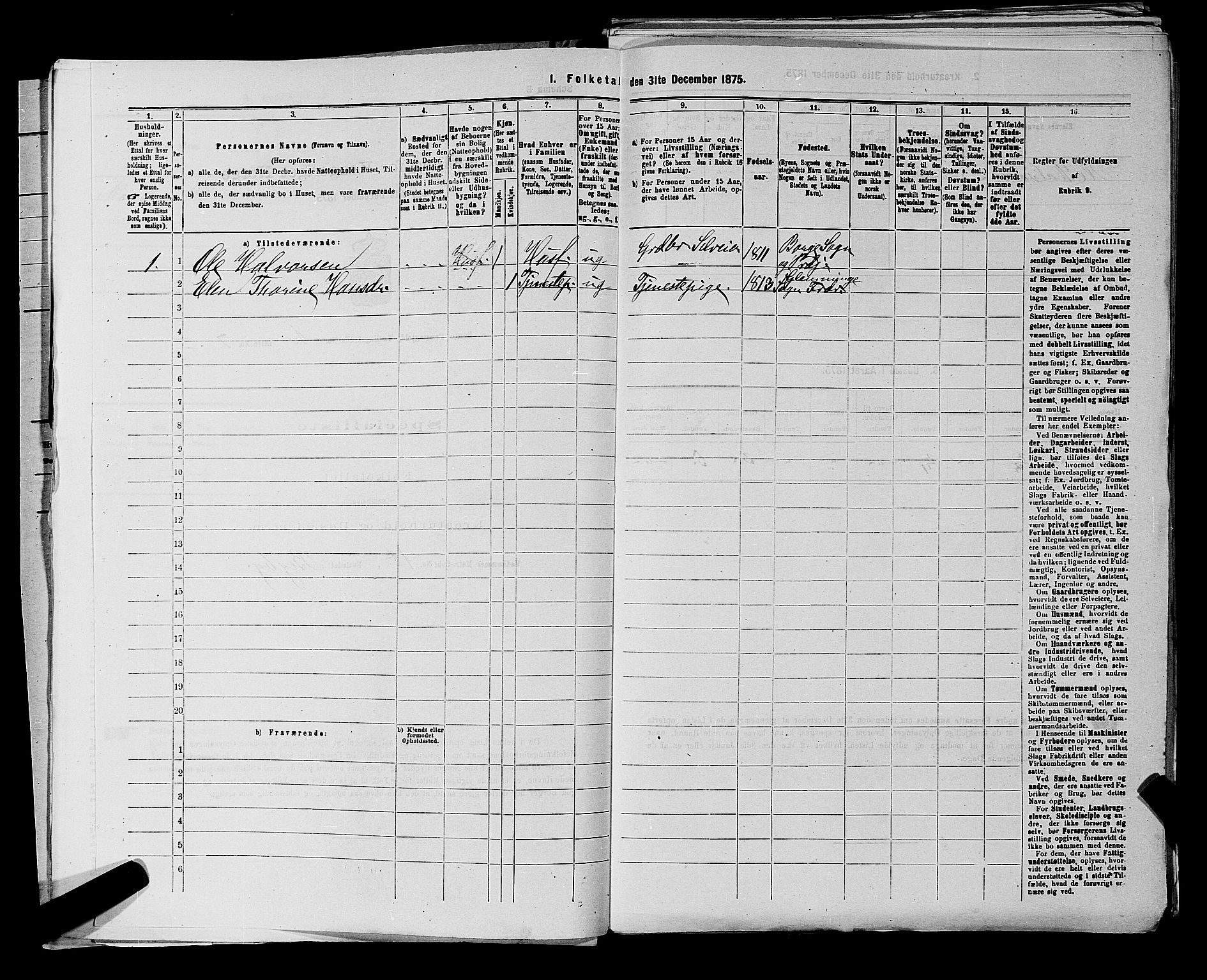RA, Folketelling 1875 for 0113P Borge prestegjeld, 1875, s. 40
