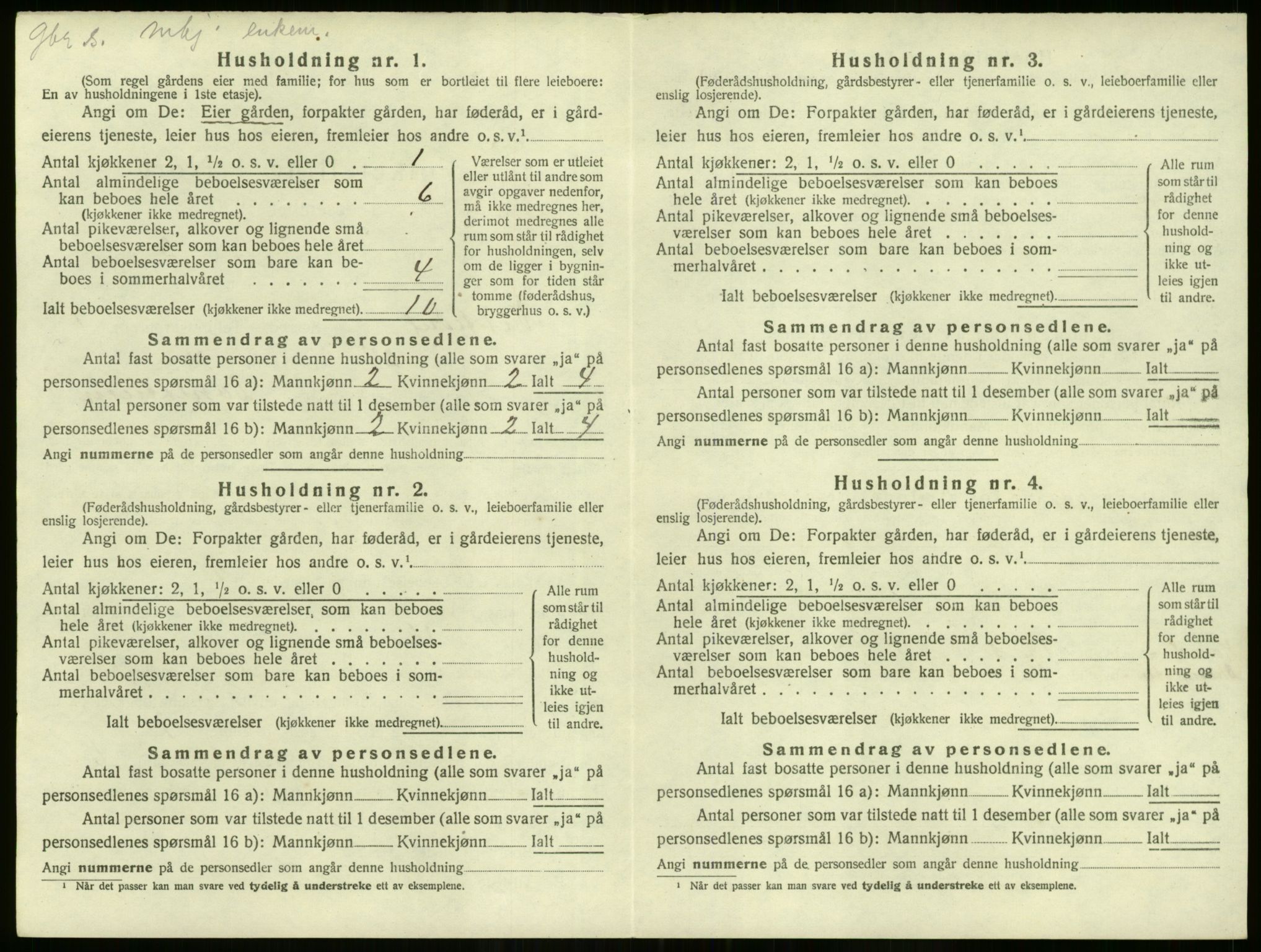SAO, Folketelling 1920 for 0233 Nittedal herred, 1920, s. 39