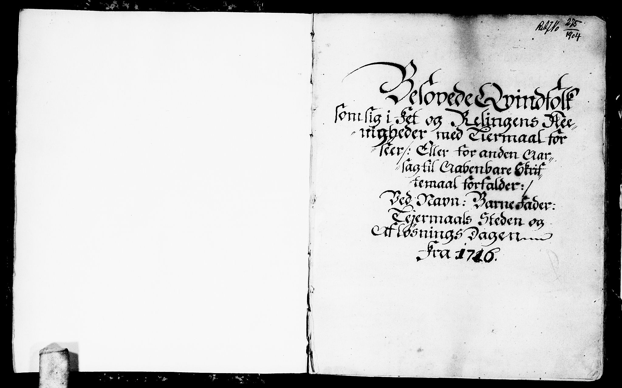 Fet prestekontor Kirkebøker, SAO/A-10370a/F/Fa/L0002: Ministerialbok nr. I 2, 1716-1815