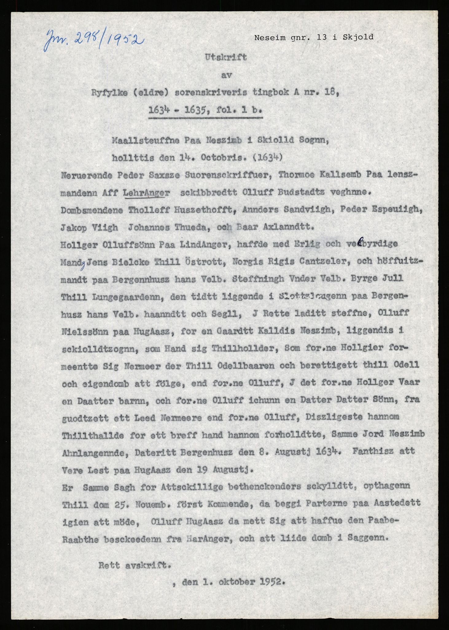 Statsarkivet i Stavanger, SAST/A-101971/03/Y/Yj/L0062: Avskrifter sortert etter gårdsnavn: Nese - Nodland på neset, 1750-1930, s. 222