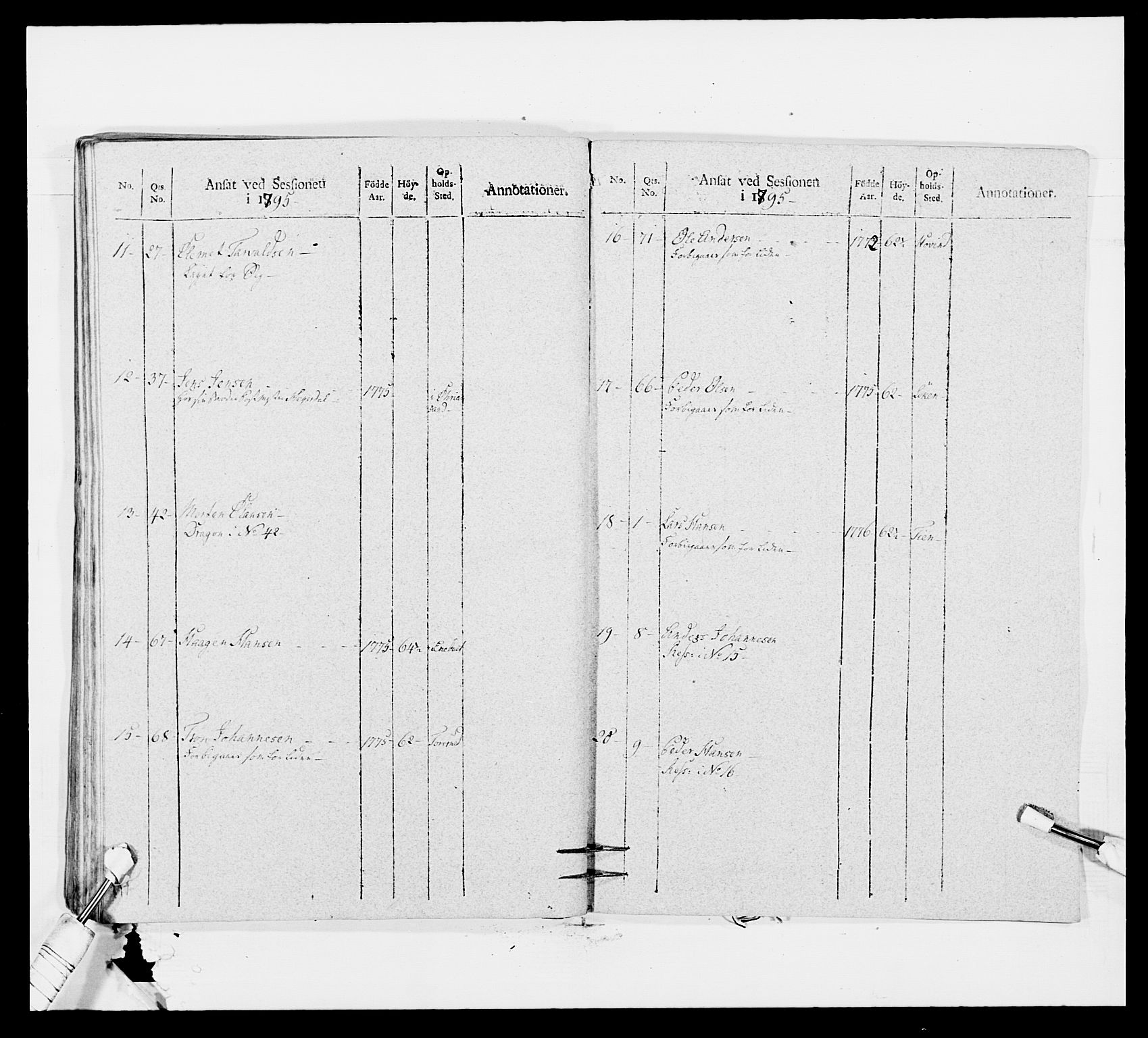 Generalitets- og kommissariatskollegiet, Det kongelige norske kommissariatskollegium, AV/RA-EA-5420/E/Eh/L0011: Smålenske dragonregiment, 1795-1807, s. 420