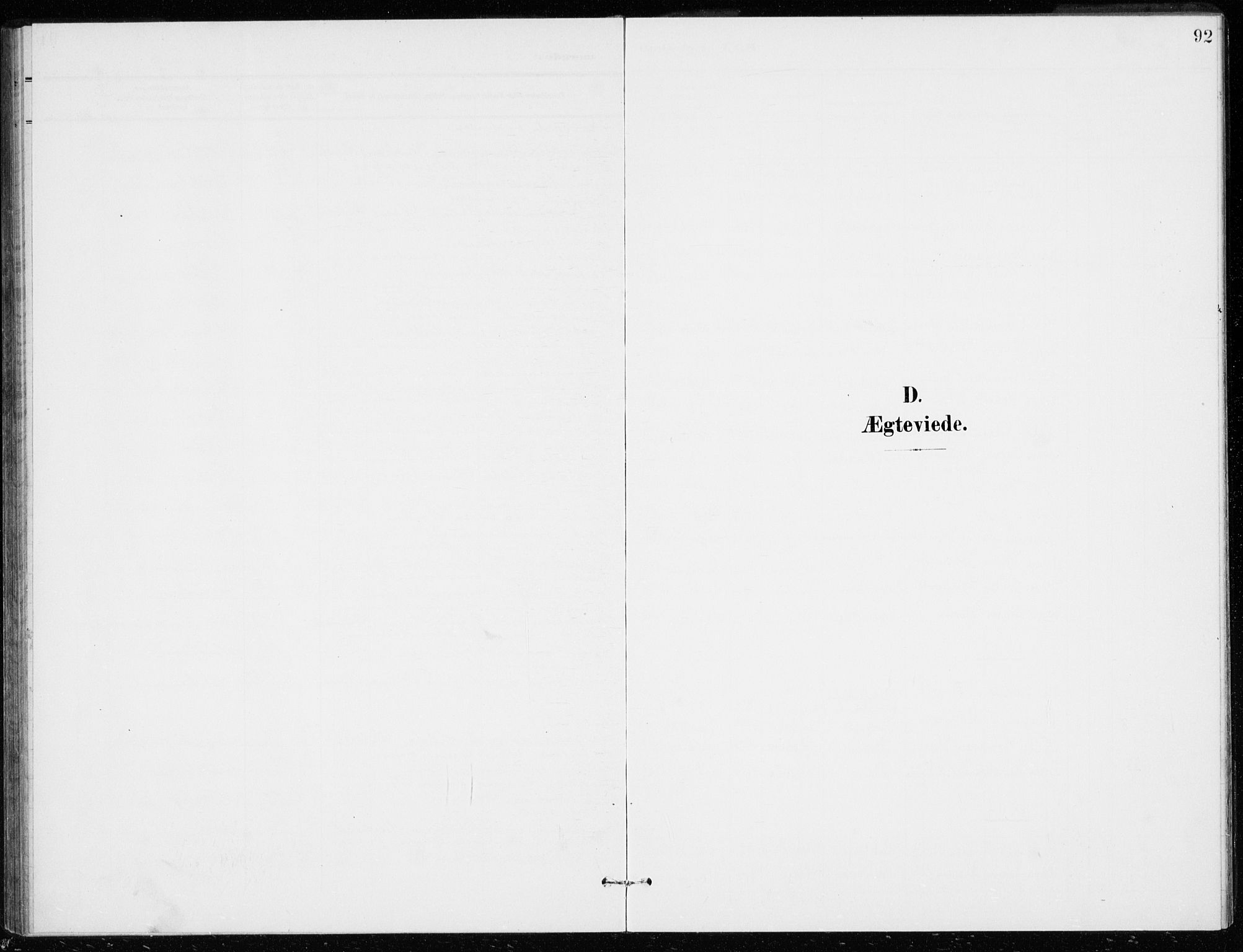 Modum kirkebøker, SAKO/A-234/G/Gd/L0001: Klokkerbok nr. IV 1, 1901-1921, s. 92