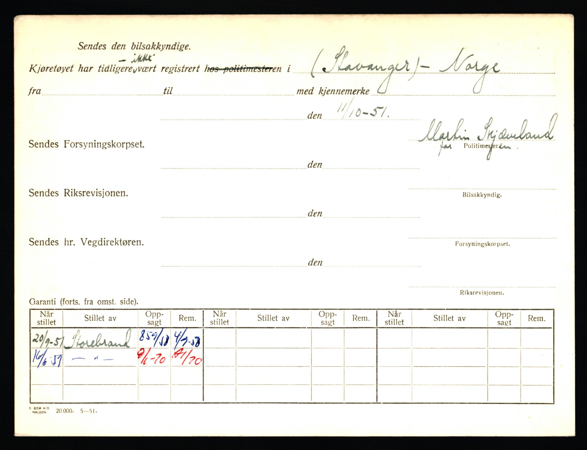 Stavanger trafikkstasjon, AV/SAST-A-101942/0/F/L0011: L-3700 - L-4199, 1930-1971, s. 1170