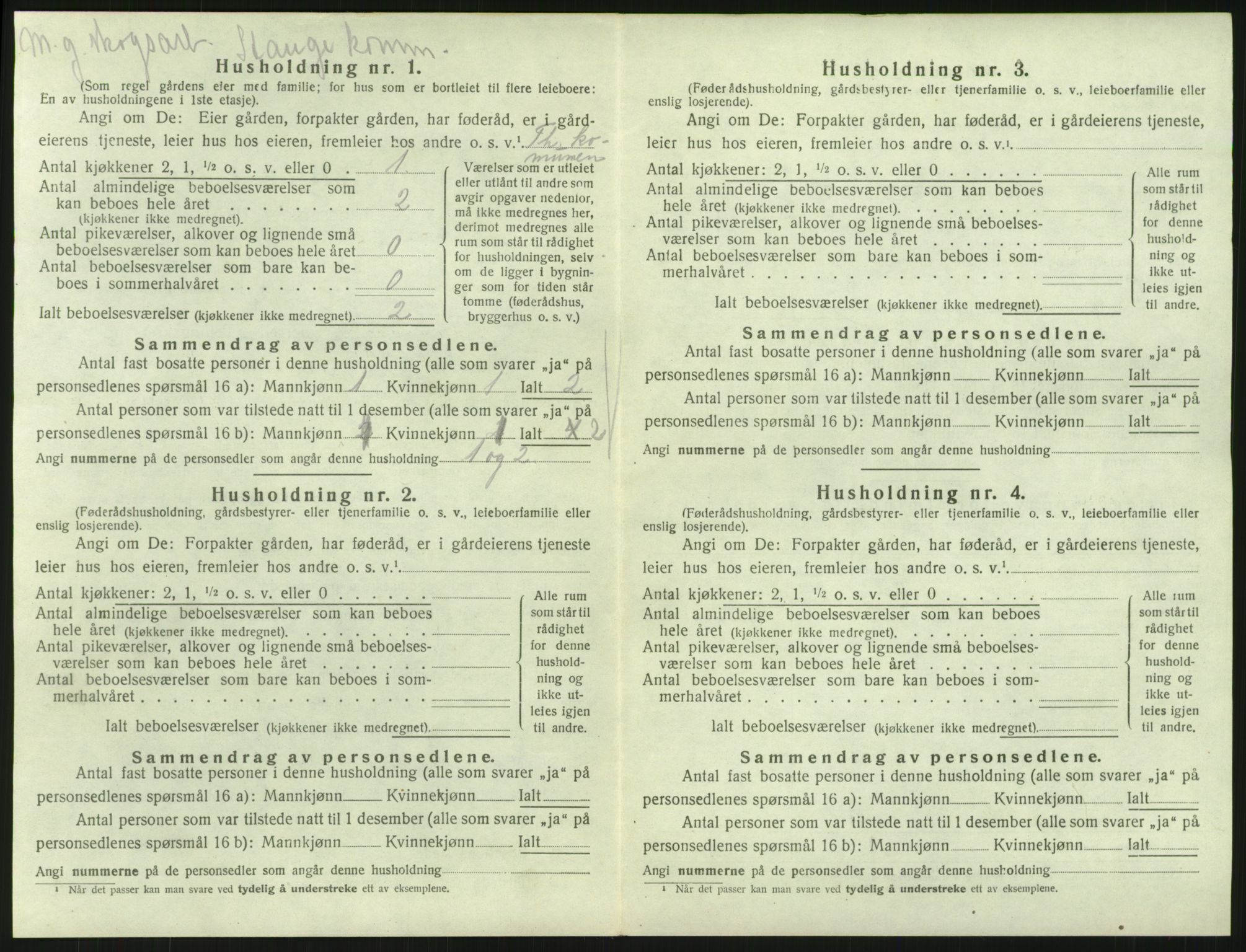 SAH, Folketelling 1920 for 0417 Stange herred, 1920, s. 2860