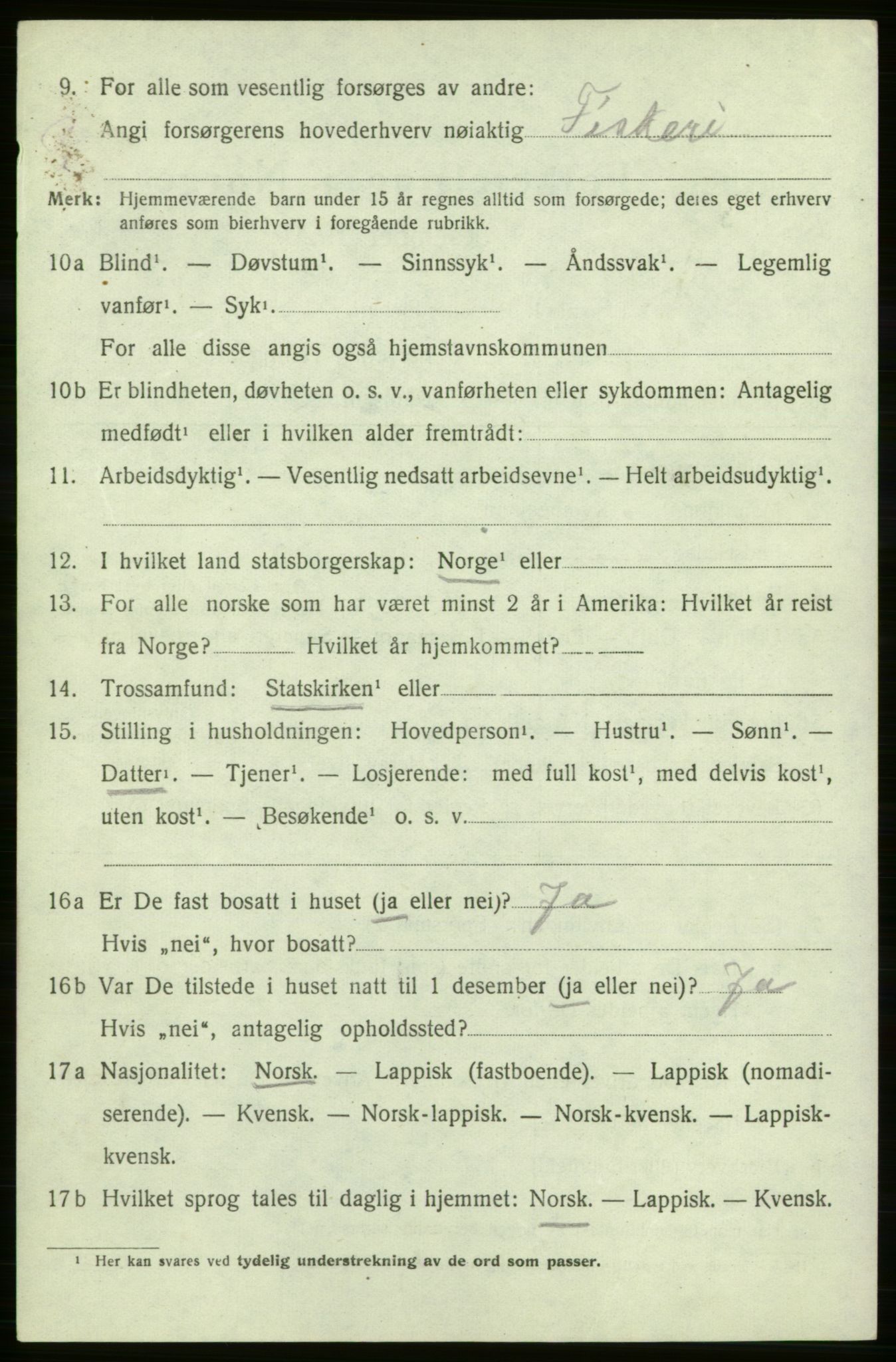 SATØ, Folketelling 1920 for 2018 Måsøy herred, 1920, s. 1209