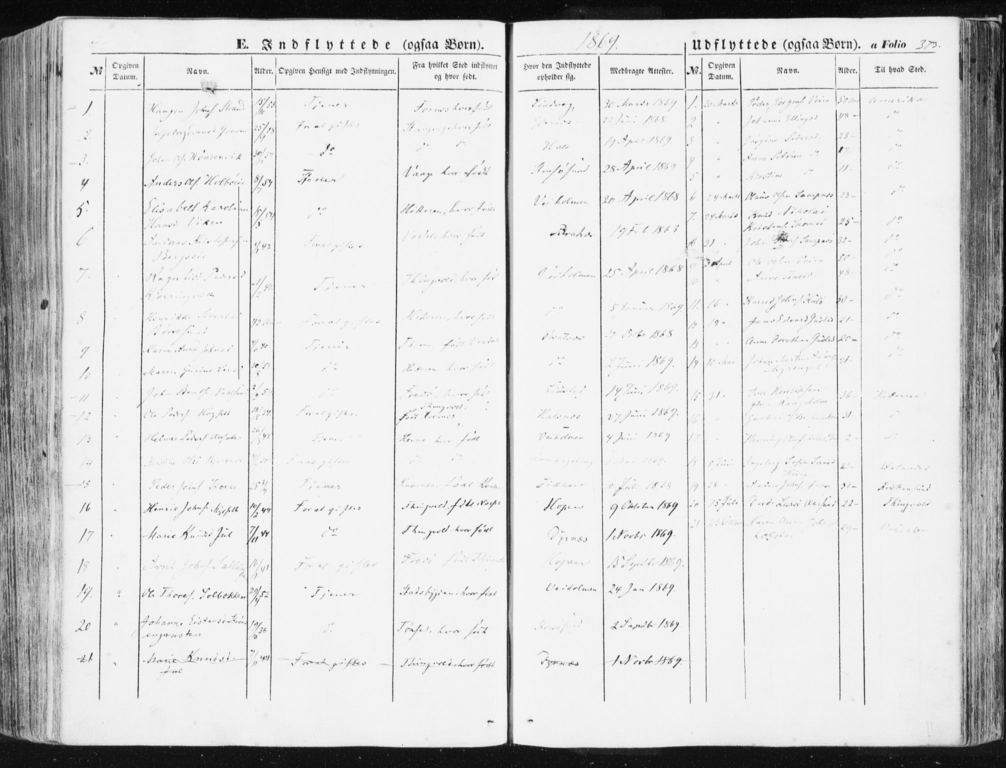Ministerialprotokoller, klokkerbøker og fødselsregistre - Møre og Romsdal, SAT/A-1454/581/L0937: Ministerialbok nr. 581A05, 1853-1872, s. 373
