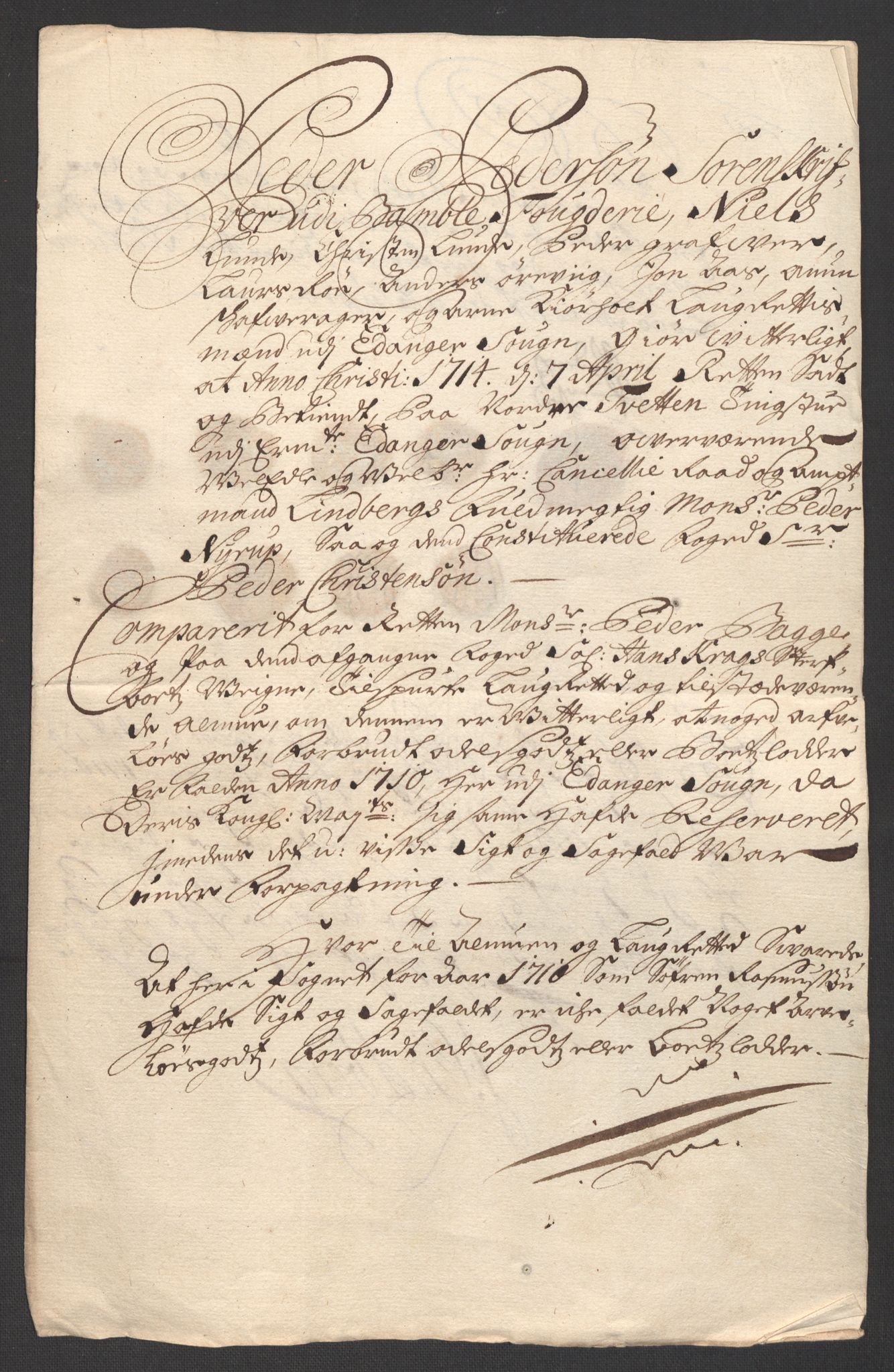 Rentekammeret inntil 1814, Reviderte regnskaper, Fogderegnskap, RA/EA-4092/R36/L2122: Fogderegnskap Øvre og Nedre Telemark og Bamble, 1710-1711, s. 137