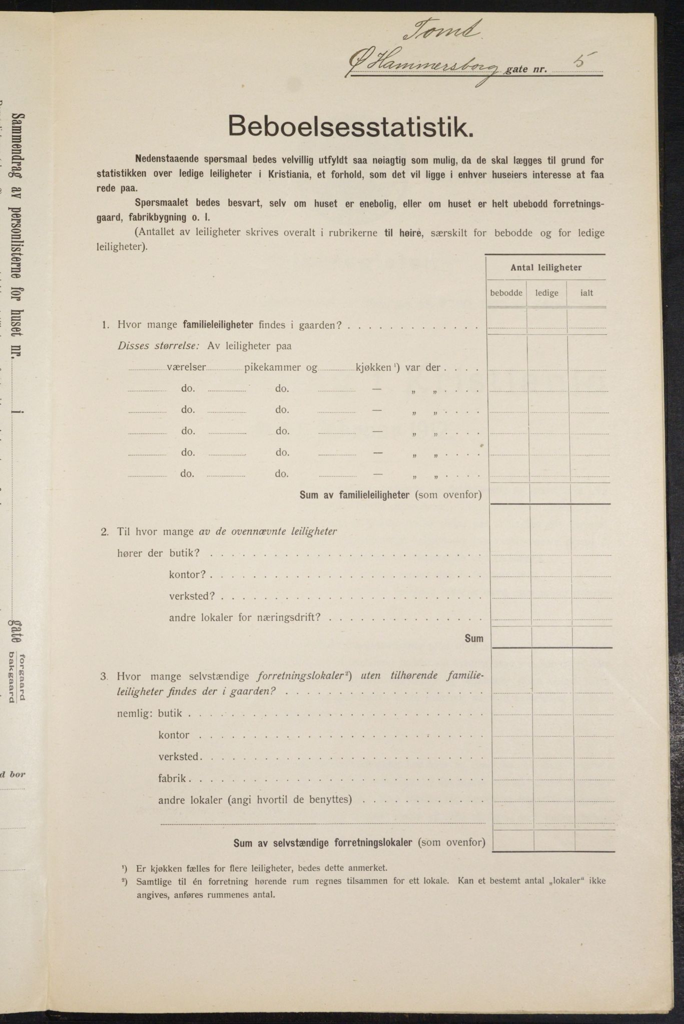 OBA, Kommunal folketelling 1.2.1912 for Kristiania, 1912, s. 129878