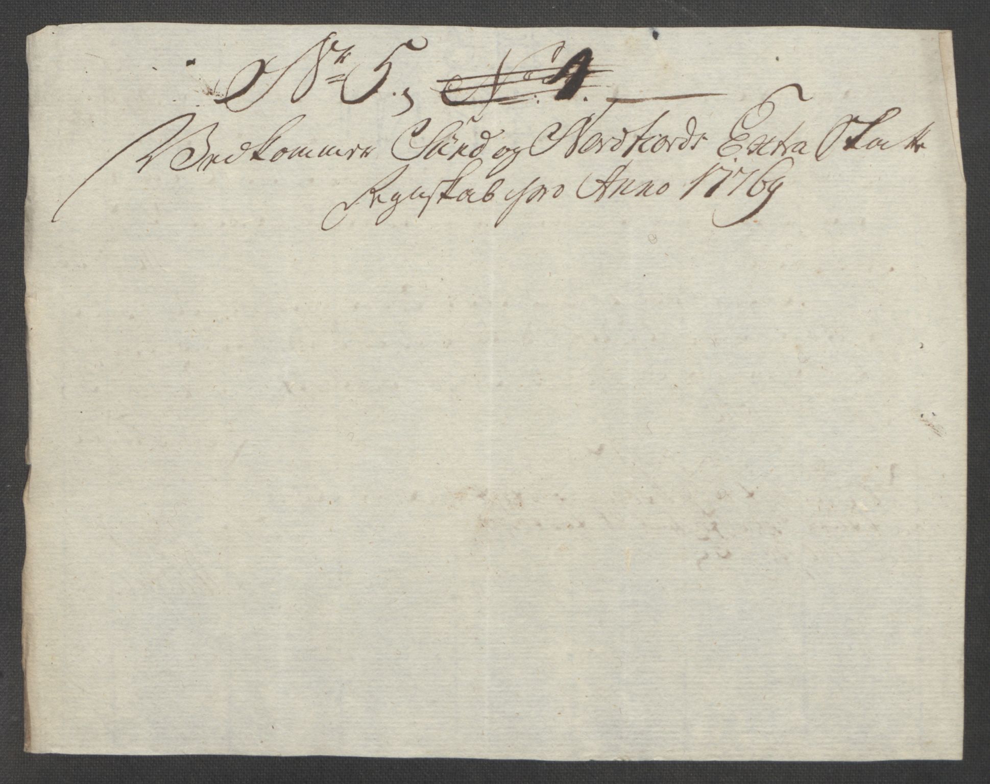 Rentekammeret inntil 1814, Reviderte regnskaper, Fogderegnskap, RA/EA-4092/R53/L3550: Ekstraskatten Sunn- og Nordfjord, 1762-1771, s. 269