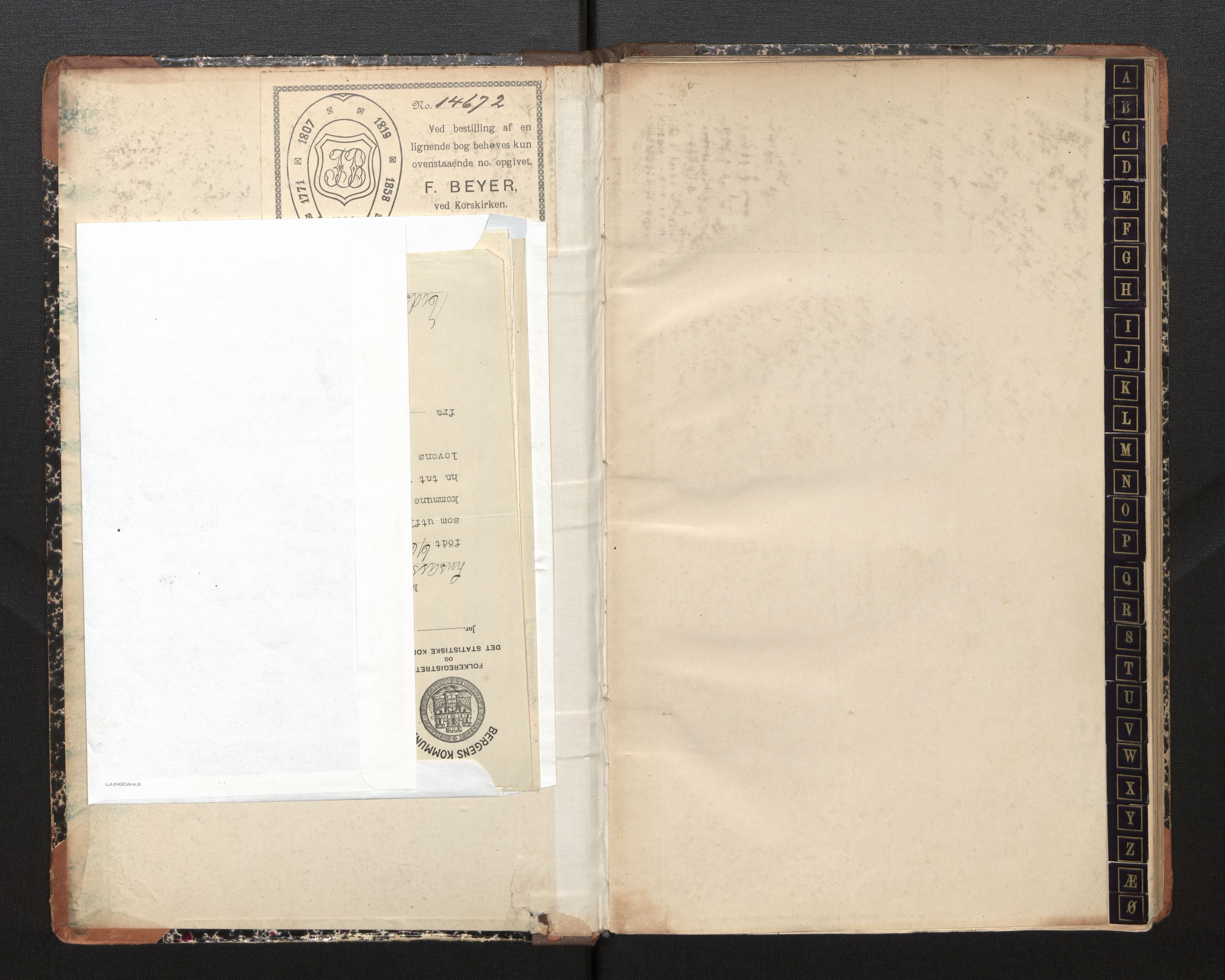 Lensmannen i Eid, SAB/A-27001/0020/L0001: Prototkoll over inn- og utflytte, utlendingar, utvandra, nordiske reisekort, 1901-1950