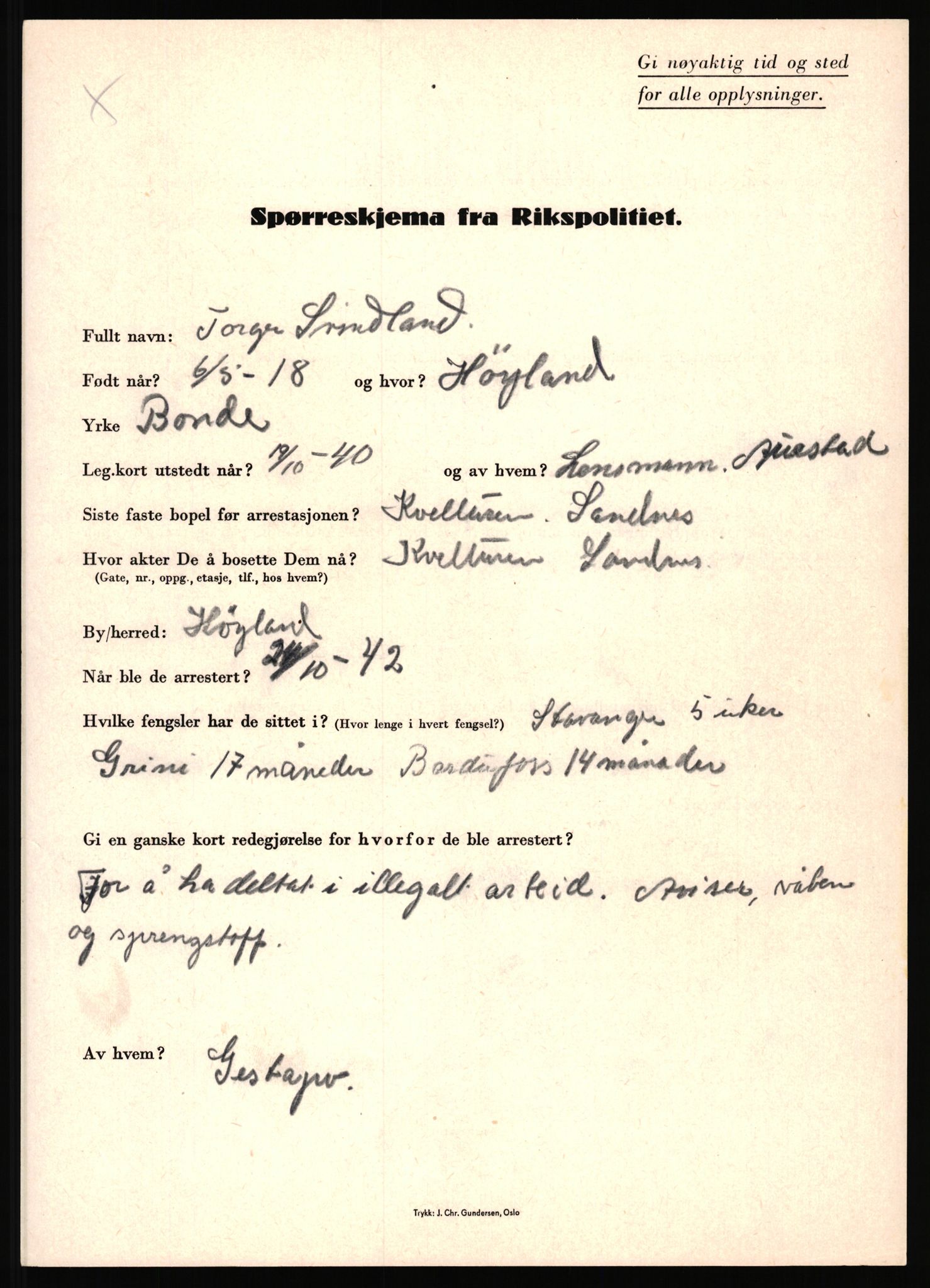 Rikspolitisjefen, AV/RA-S-1560/L/L0016: Sti, Lauritz - Tettum, Karl August, 1940-1945, s. 563