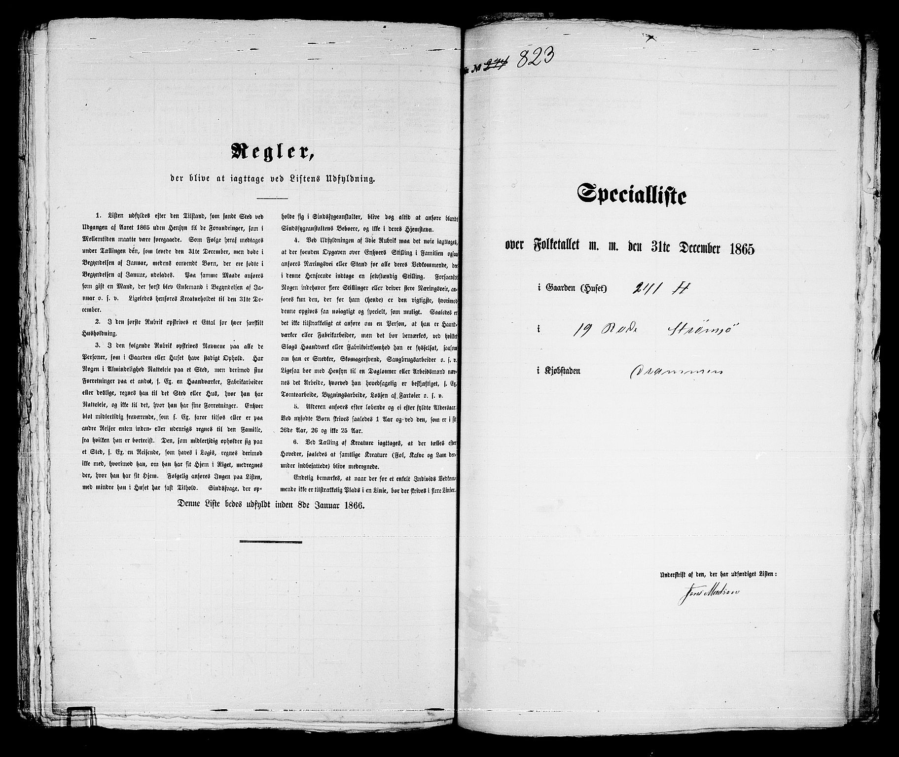 RA, Folketelling 1865 for 0602bP Strømsø prestegjeld i Drammen kjøpstad, 1865, s. 461