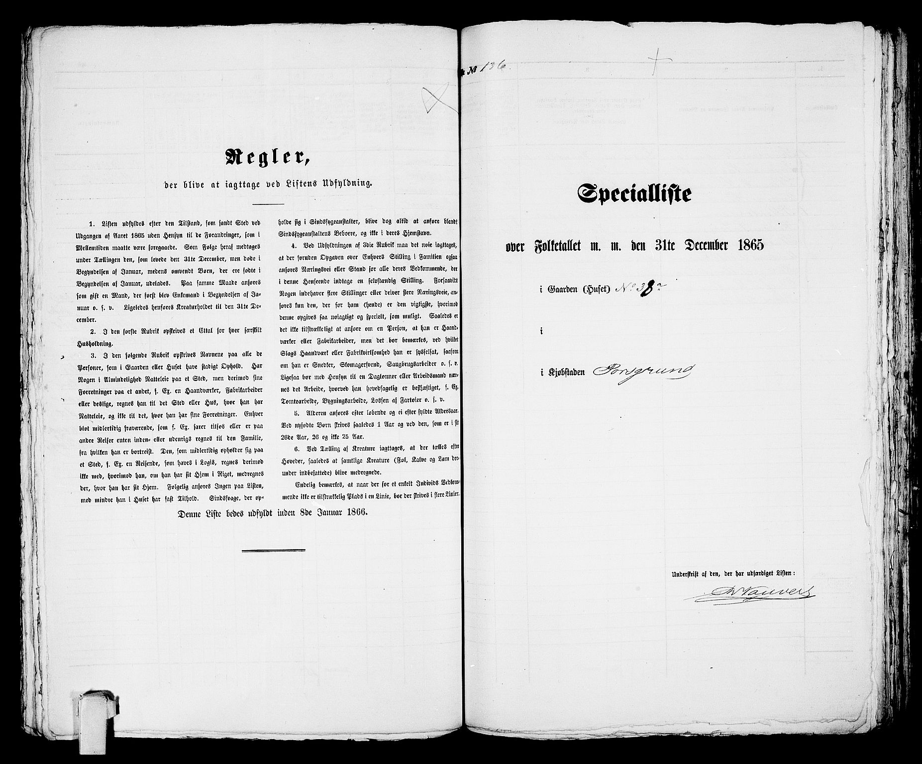 RA, Folketelling 1865 for 0805P Porsgrunn prestegjeld, 1865, s. 280