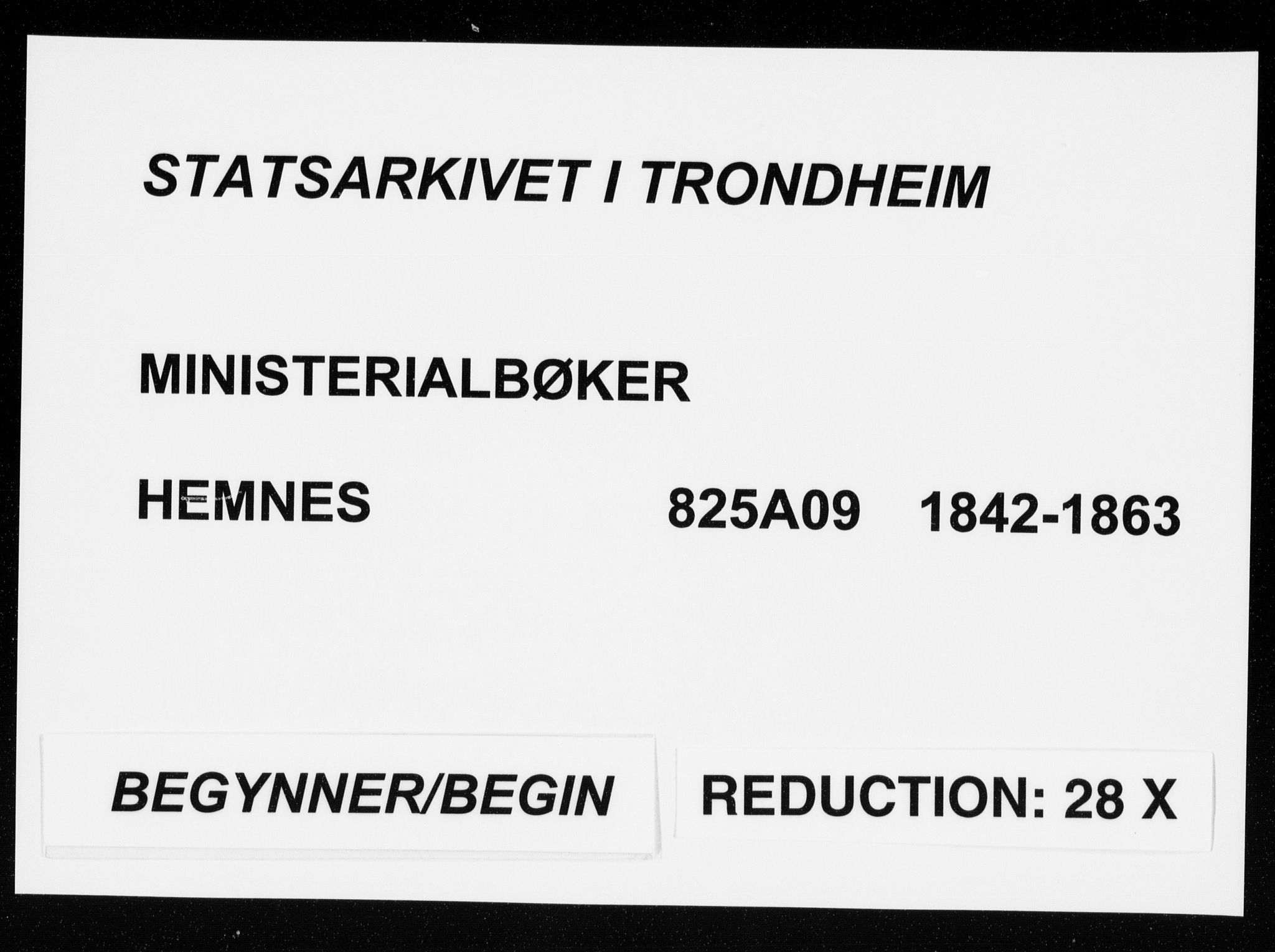 Ministerialprotokoller, klokkerbøker og fødselsregistre - Nordland, AV/SAT-A-1459/825/L0355: Ministerialbok nr. 825A09, 1842-1863