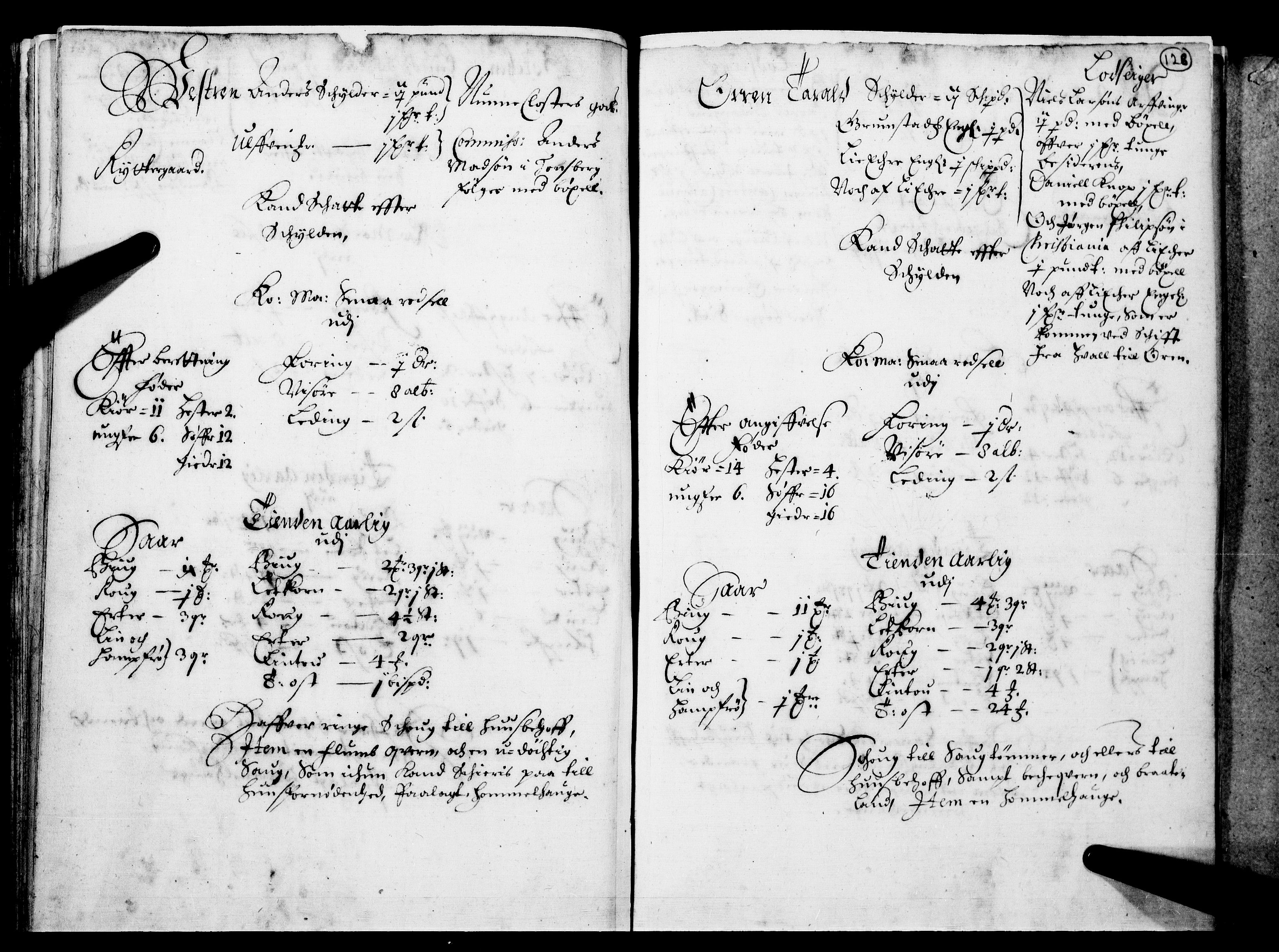 Rentekammeret inntil 1814, Realistisk ordnet avdeling, AV/RA-EA-4070/N/Nb/Nba/L0016: Hadeland og Valdres fogderi, 1. del, 1667, s. 127b-128a