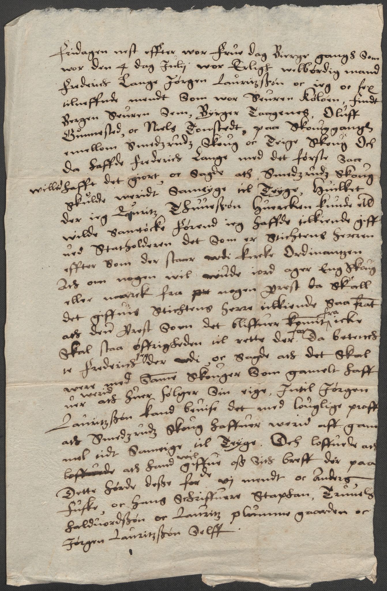Riksarkivets diplomsamling, AV/RA-EA-5965/F15/L0022: Prestearkiv - Vestfold, 1573-1670, s. 142
