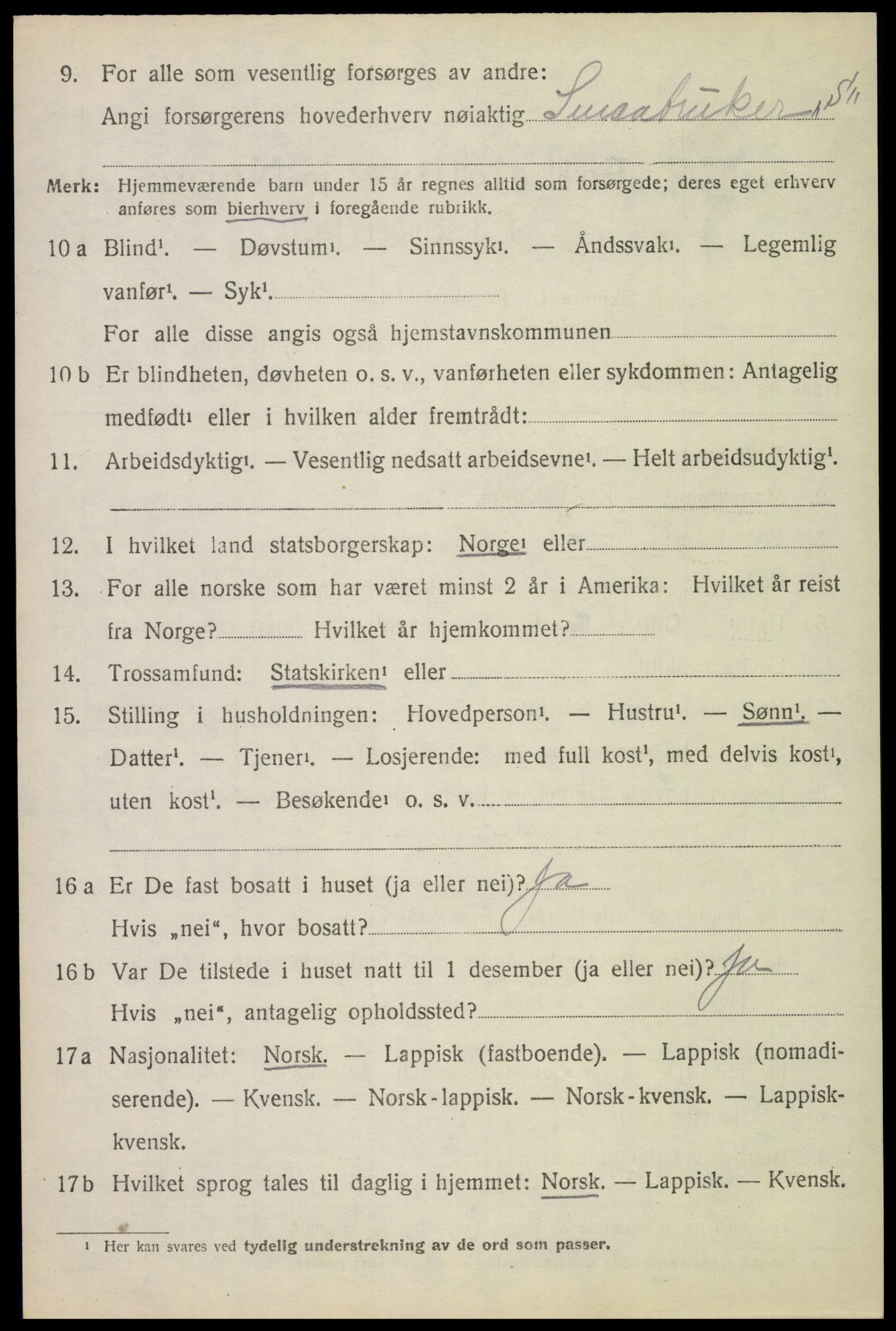 SAT, Folketelling 1920 for 1866 Hadsel herred, 1920, s. 8133