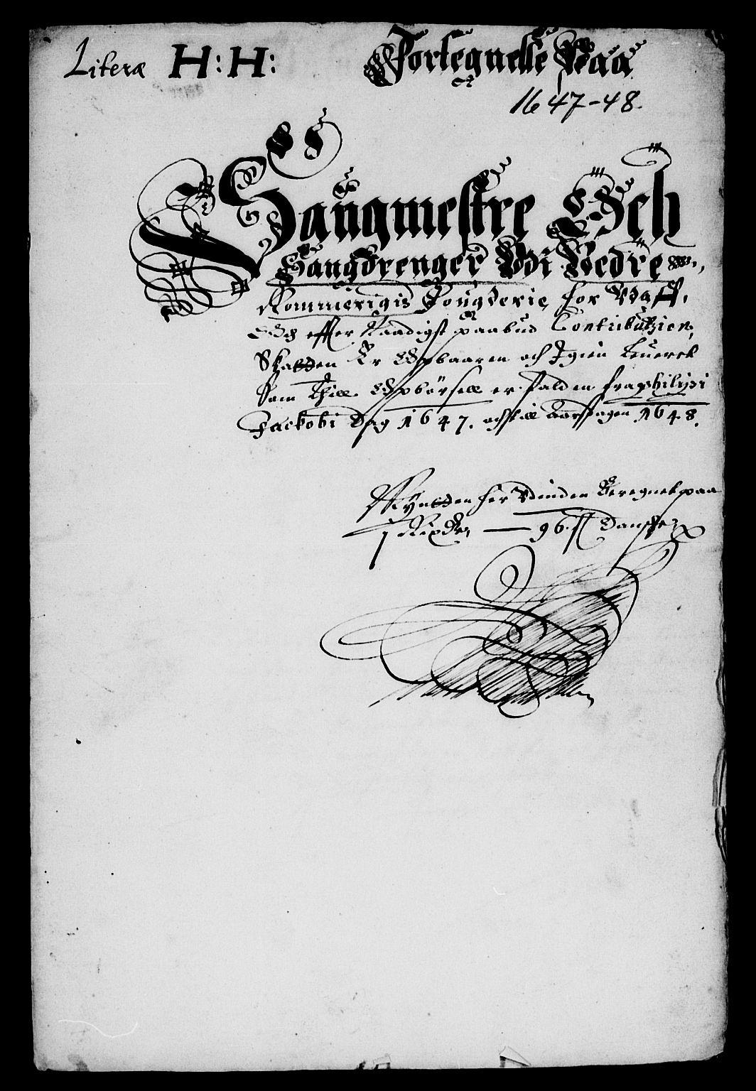 Rentekammeret inntil 1814, Reviderte regnskaper, Lensregnskaper, AV/RA-EA-5023/R/Rb/Rba/L0194: Akershus len, 1647-1648