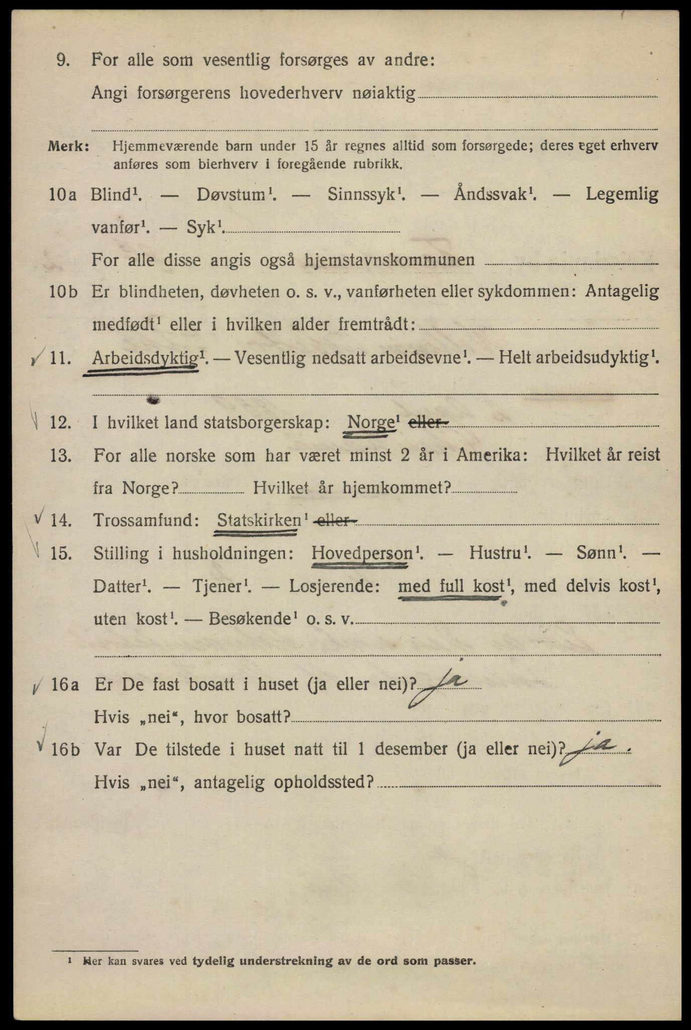 SAO, Folketelling 1920 for 0301 Kristiania kjøpstad, 1920, s. 225340