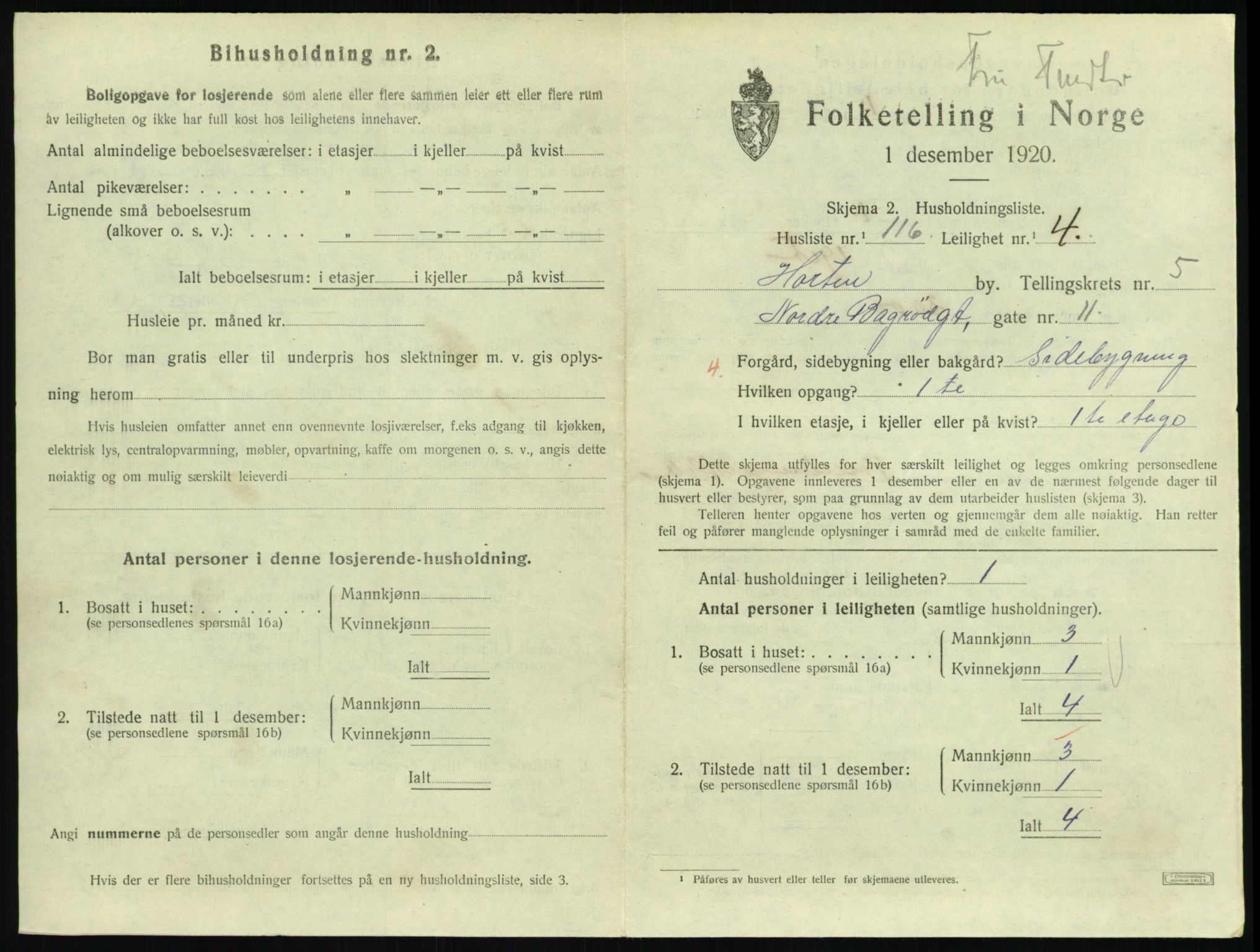 SAKO, Folketelling 1920 for 0703 Horten kjøpstad, 1920, s. 6077