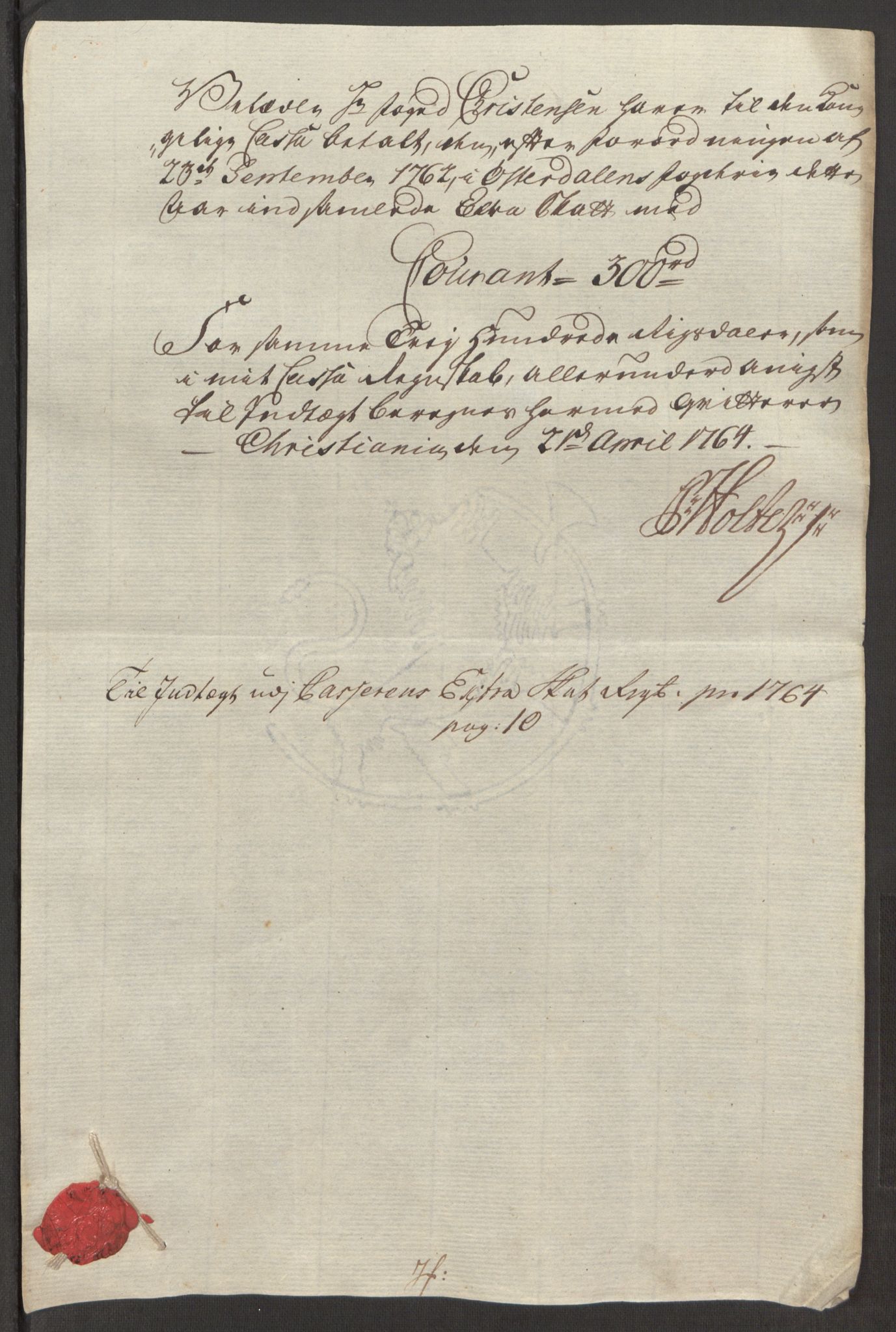 Rentekammeret inntil 1814, Reviderte regnskaper, Fogderegnskap, RA/EA-4092/R15/L1014: Ekstraskatten Østerdal, 1762-1764, s. 524