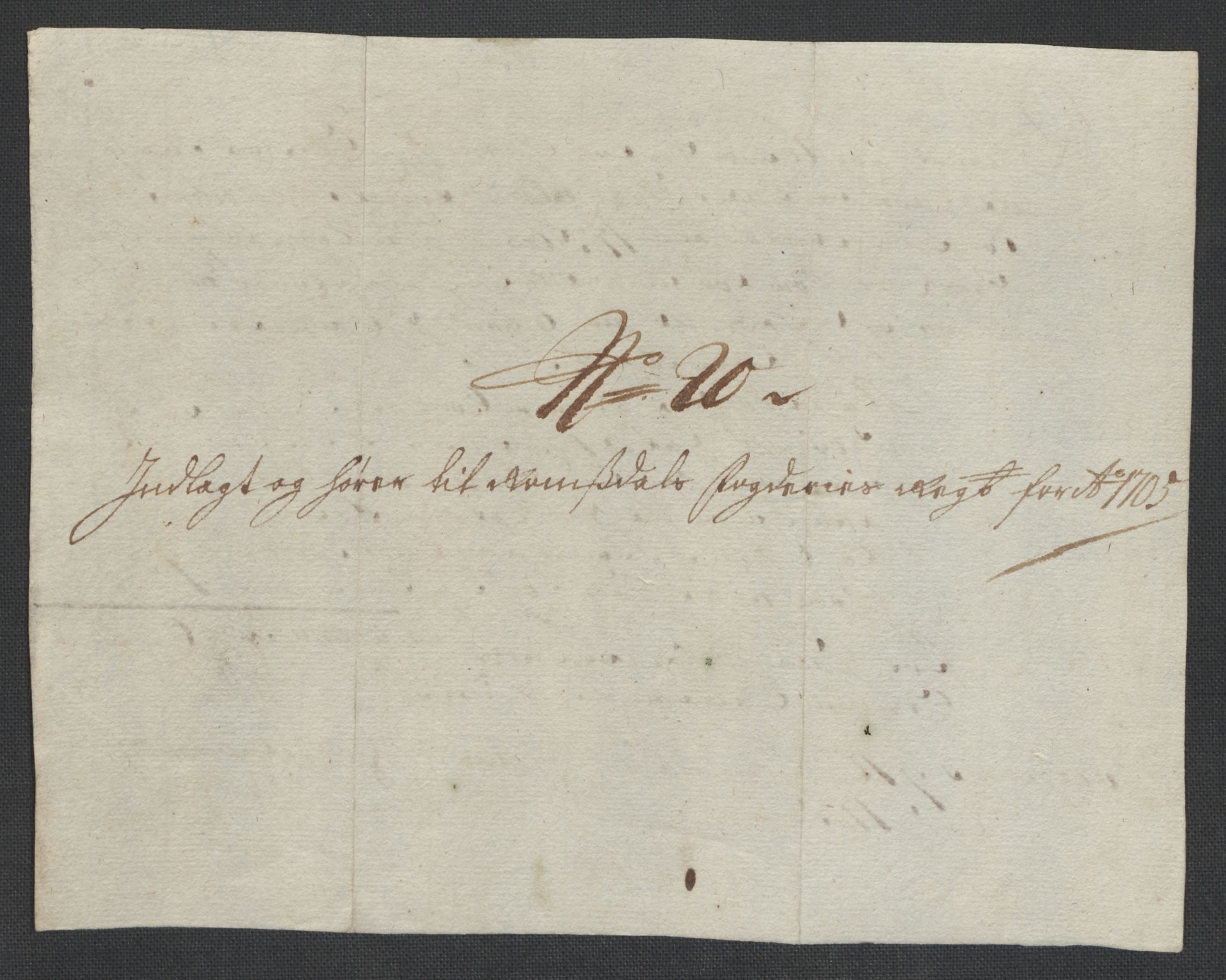 Rentekammeret inntil 1814, Reviderte regnskaper, Fogderegnskap, RA/EA-4092/R55/L3656: Fogderegnskap Romsdal, 1703-1705, s. 485