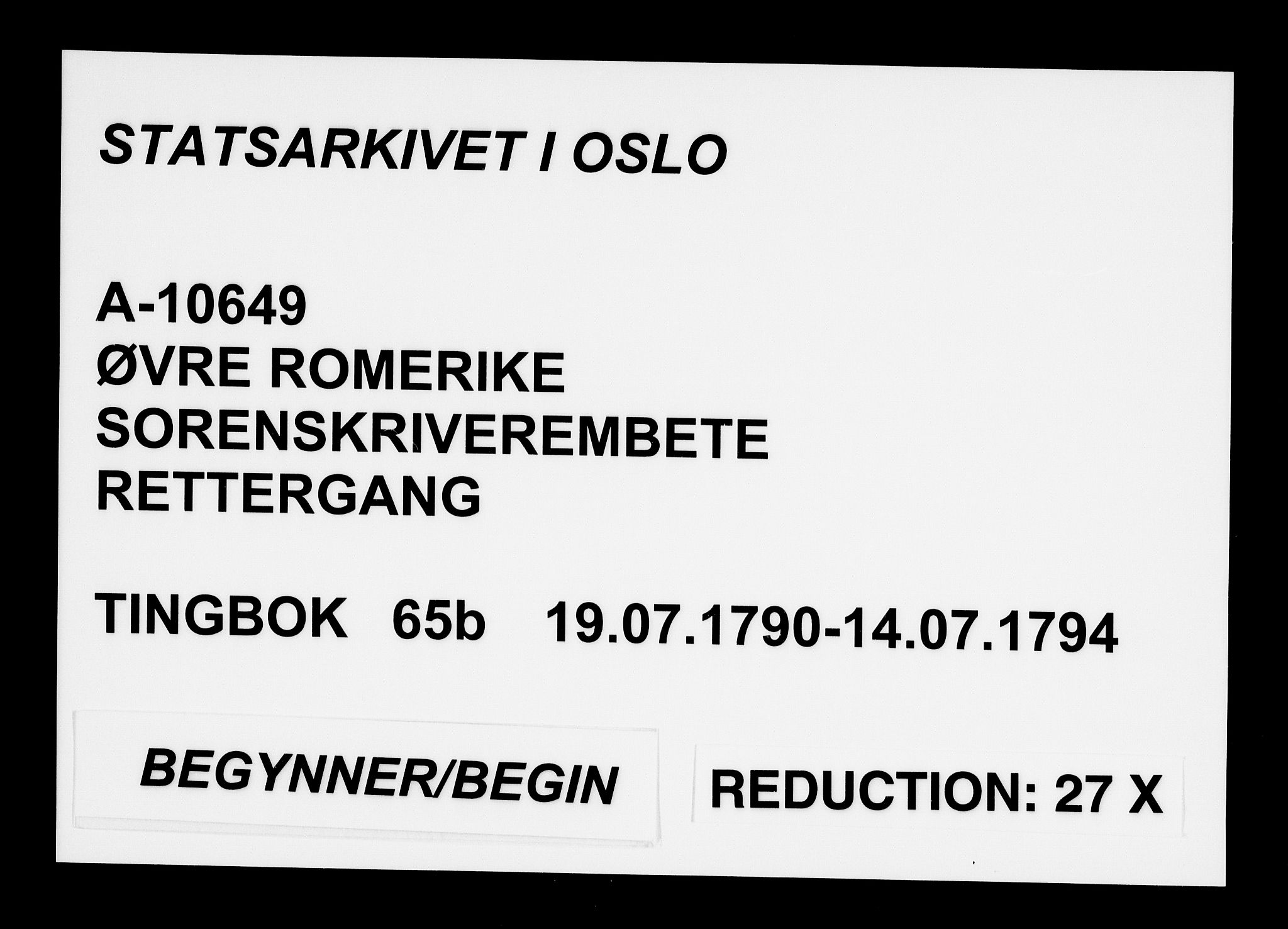 Øvre Romerike sorenskriveri, SAO/A-10649/F/Fb/L0065b: Tingbok 65b, 1790-1794
