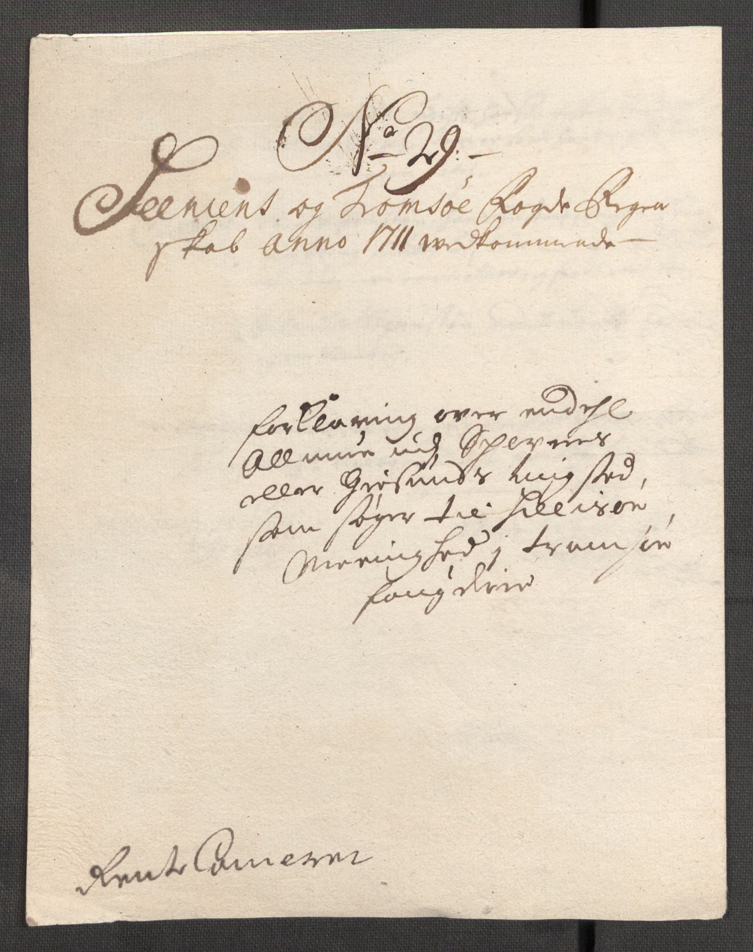 Rentekammeret inntil 1814, Reviderte regnskaper, Fogderegnskap, RA/EA-4092/R68/L4758: Fogderegnskap Senja og Troms, 1711-1712, s. 198