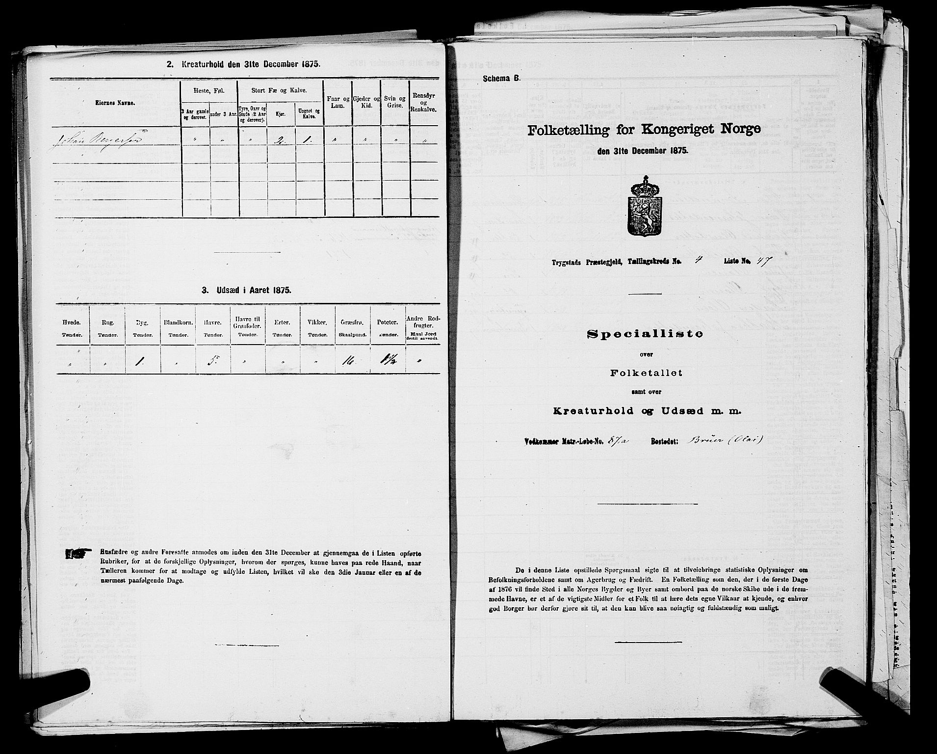 RA, Folketelling 1875 for 0122P Trøgstad prestegjeld, 1875, s. 469