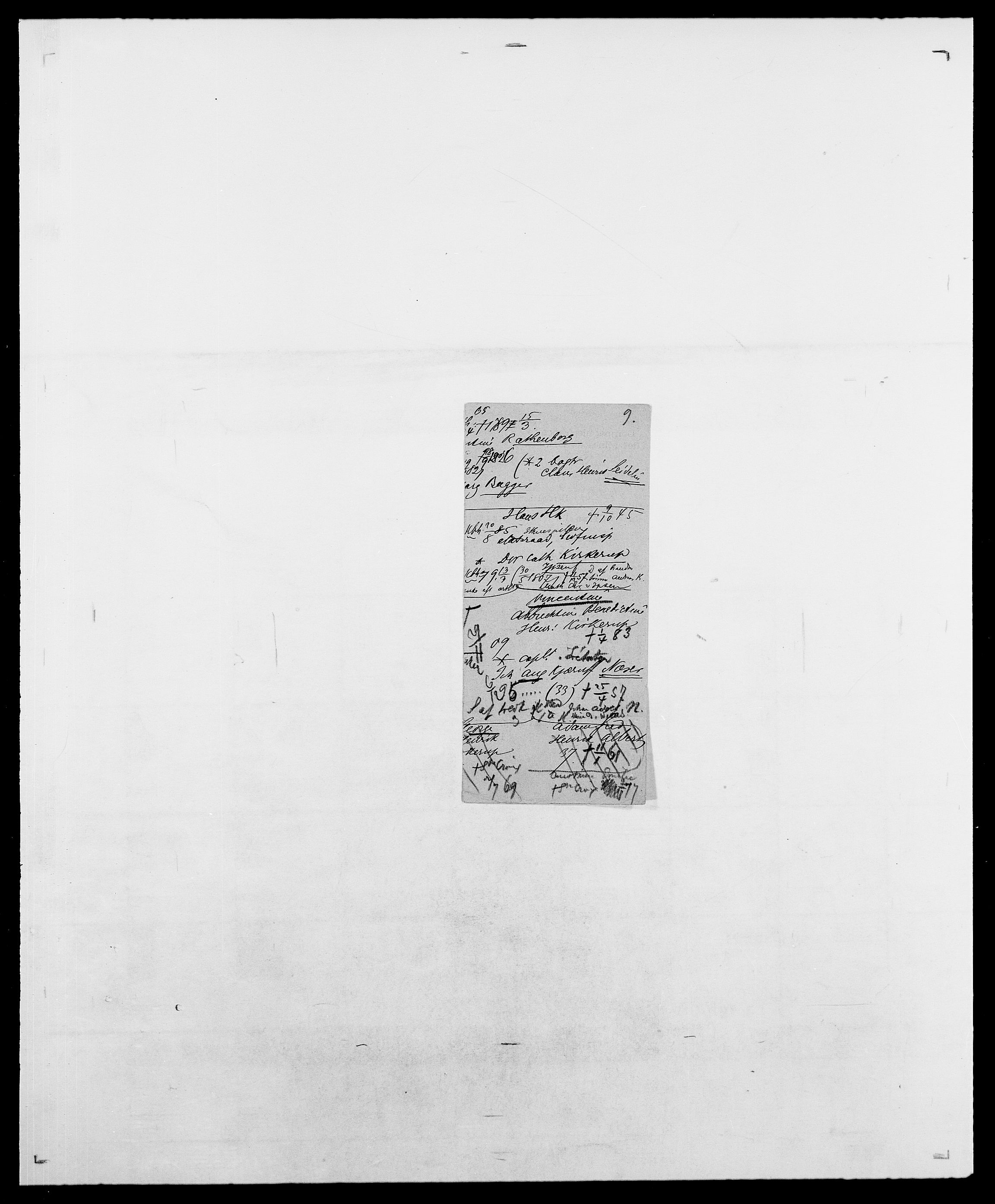 Delgobe, Charles Antoine - samling, SAO/PAO-0038/D/Da/L0035: Schnabel - sjetman, s. 469