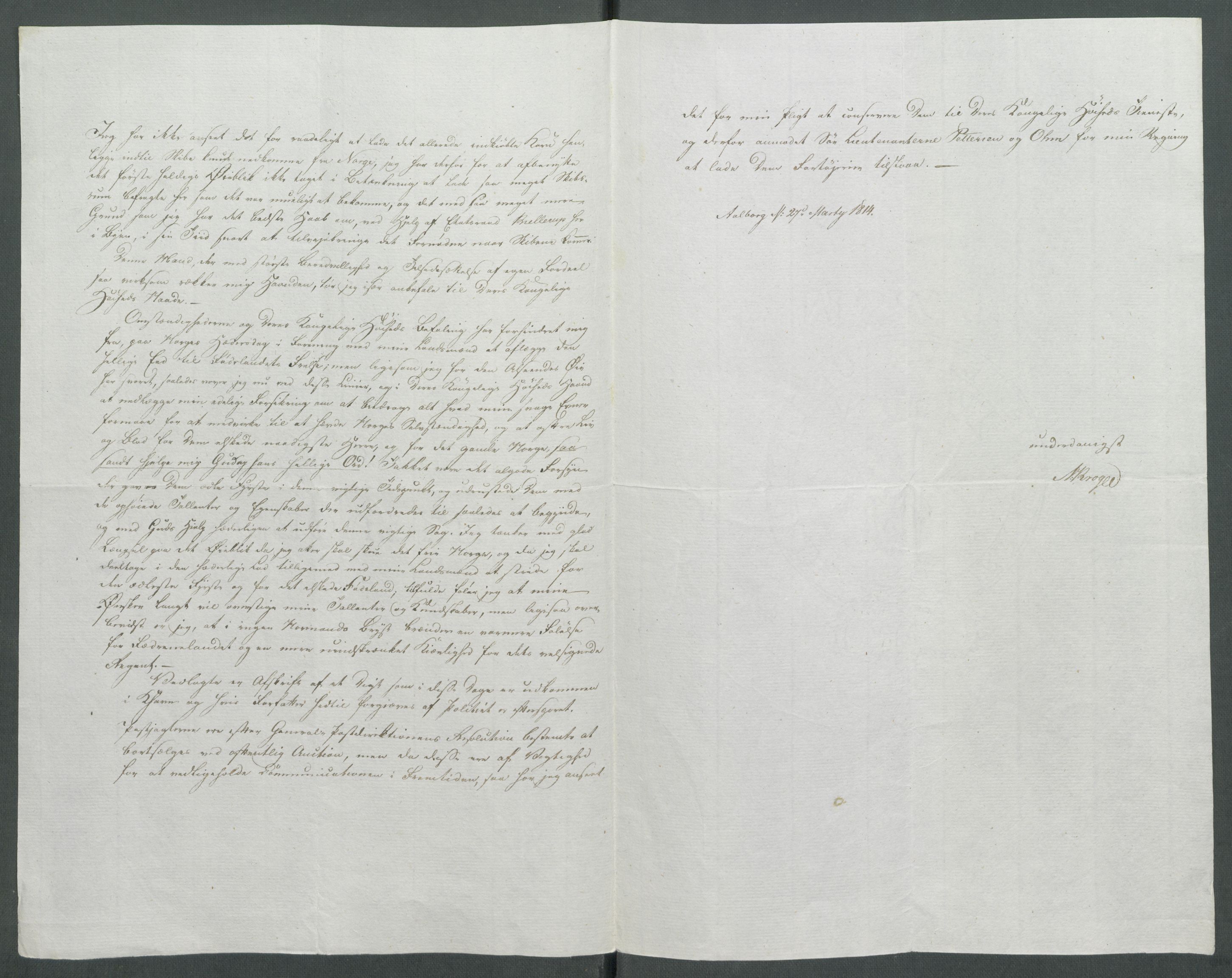 Forskjellige samlinger, Historisk-kronologisk samling, AV/RA-EA-4029/G/Ga/L0009A: Historisk-kronologisk samling. Dokumenter fra januar og ut september 1814. , 1814, s. 64