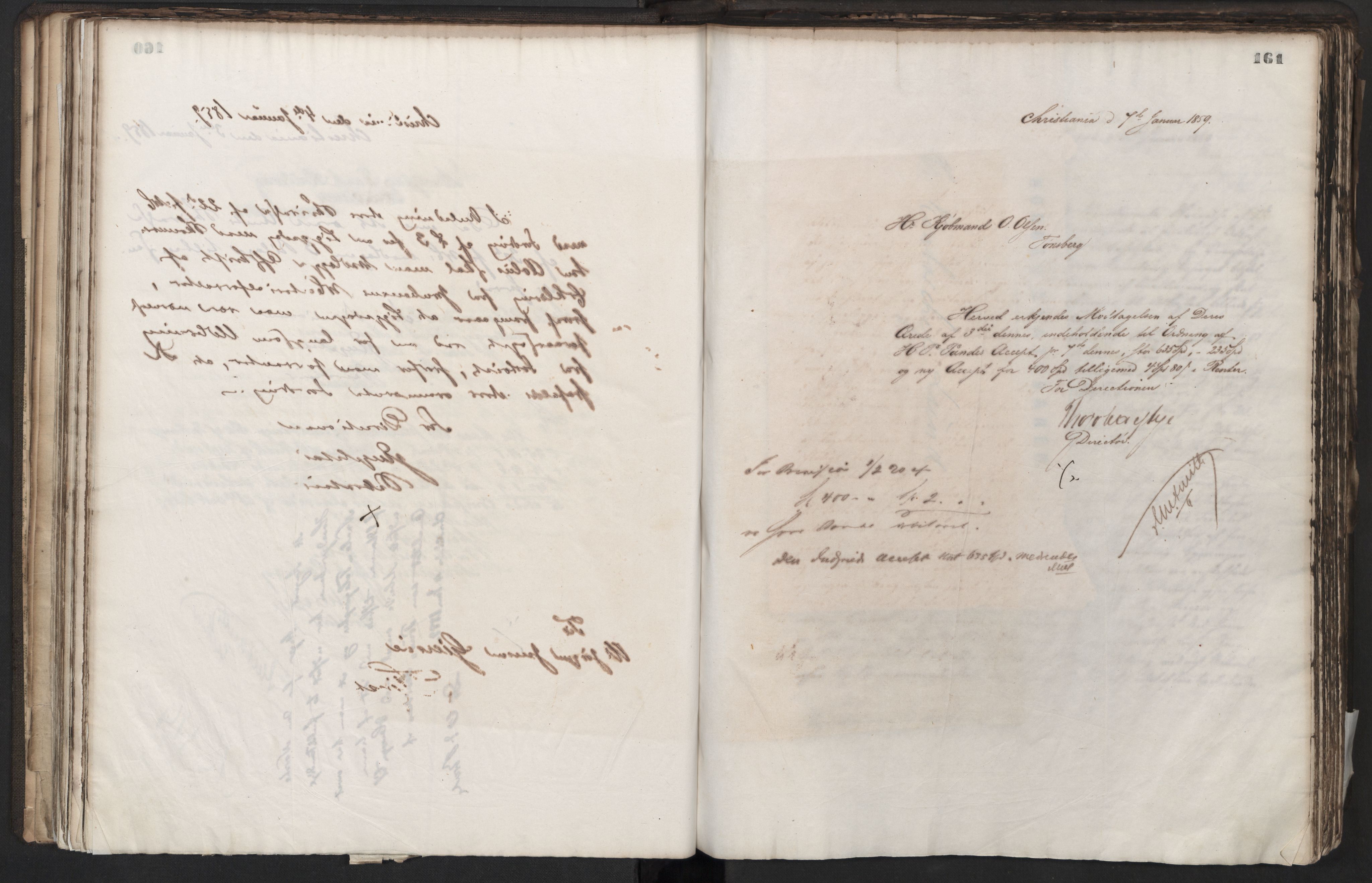 Norges statsbaner (NSB), Hovedbanen, AV/SAO-A-10210a/b/B/L0003: Kopibok, 1858-1861