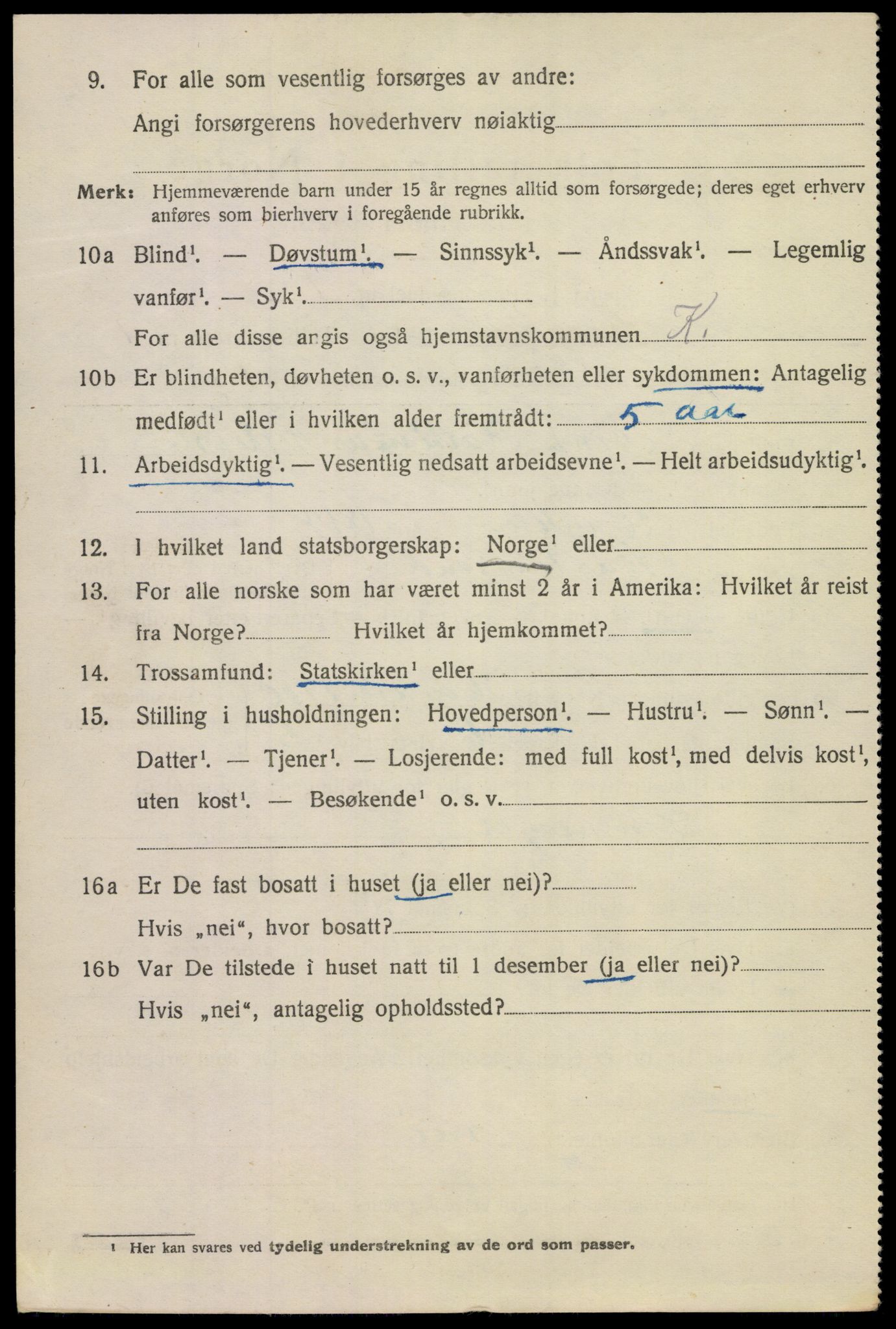 SAKO, Folketelling 1920 for 0801 Kragerø kjøpstad, 1920, s. 4906