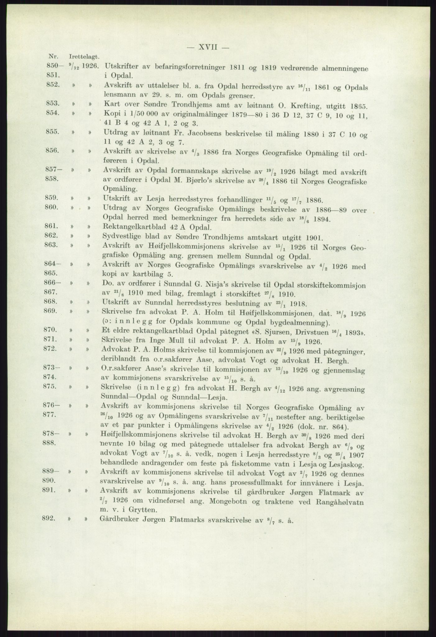 Høyfjellskommisjonen, RA/S-1546/X/Xa/L0001: Nr. 1-33, 1909-1953, s. 2172