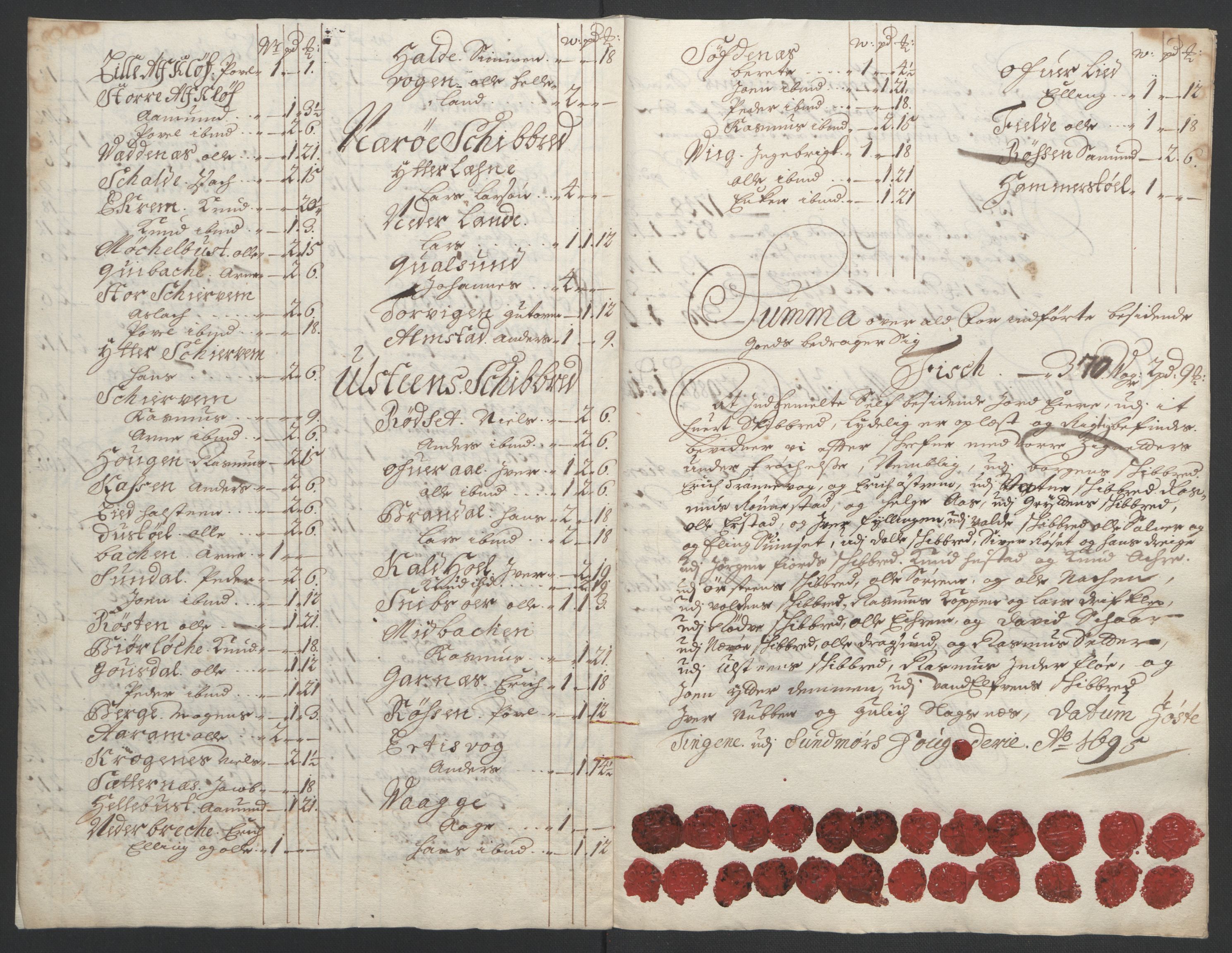 Rentekammeret inntil 1814, Reviderte regnskaper, Fogderegnskap, AV/RA-EA-4092/R54/L3555: Fogderegnskap Sunnmøre, 1694-1695, s. 293