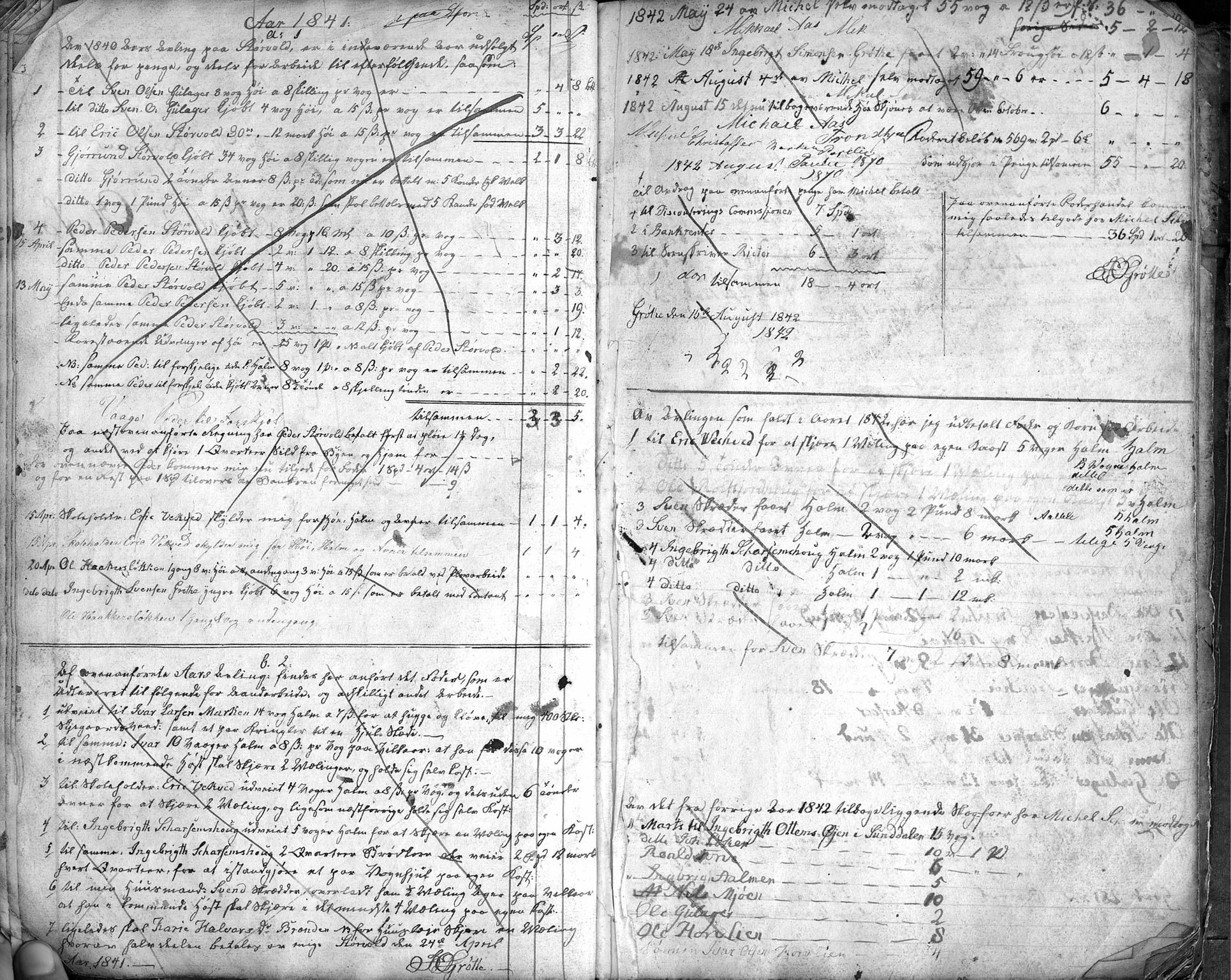 Lærer Ingebrigt O. Grøtte (Oppdal), TIKA/PA-1071/H/L0002: Dagbok , 1811-1870
