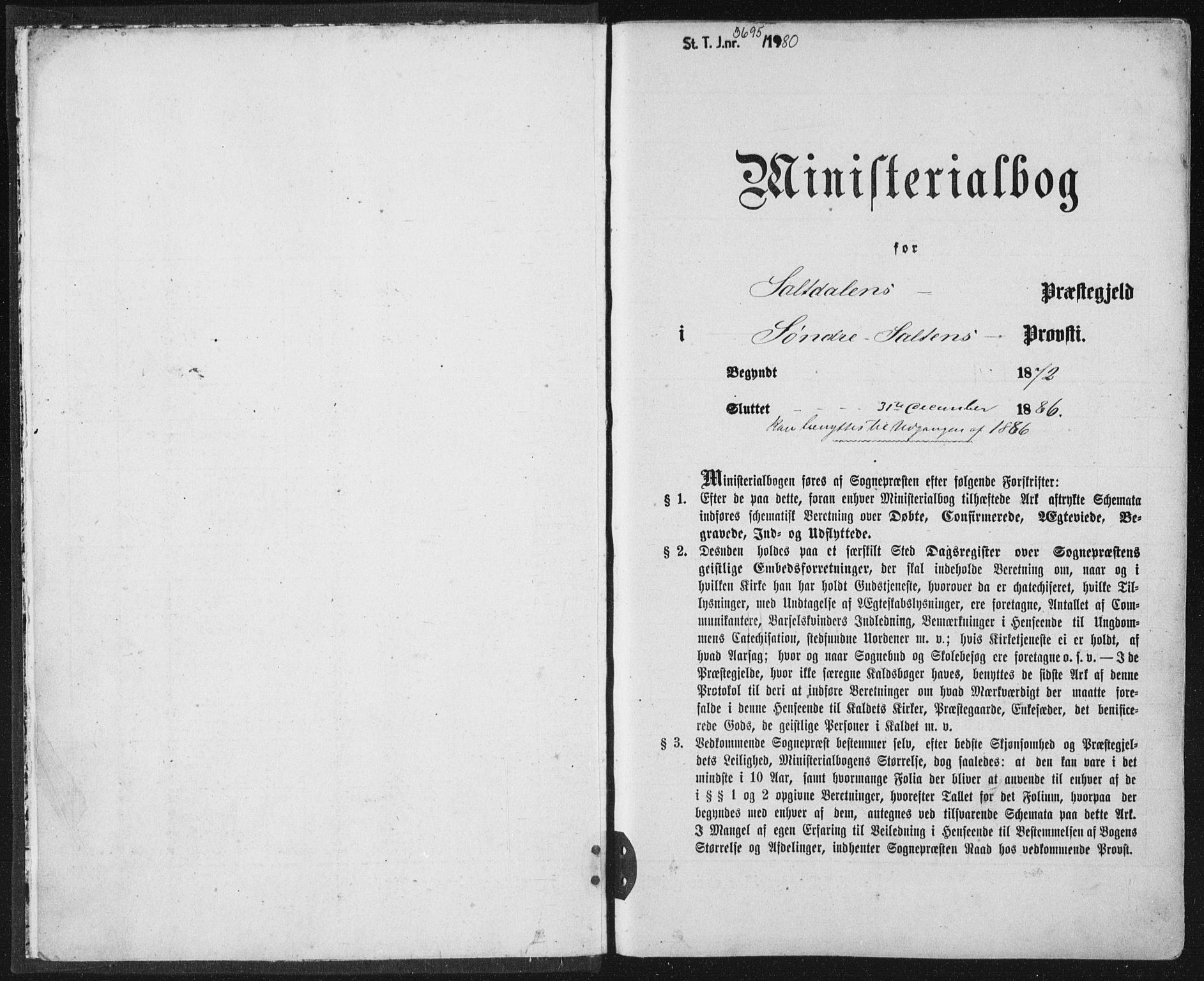 Ministerialprotokoller, klokkerbøker og fødselsregistre - Nordland, SAT/A-1459/847/L0668: Ministerialbok nr. 847A08, 1872-1886