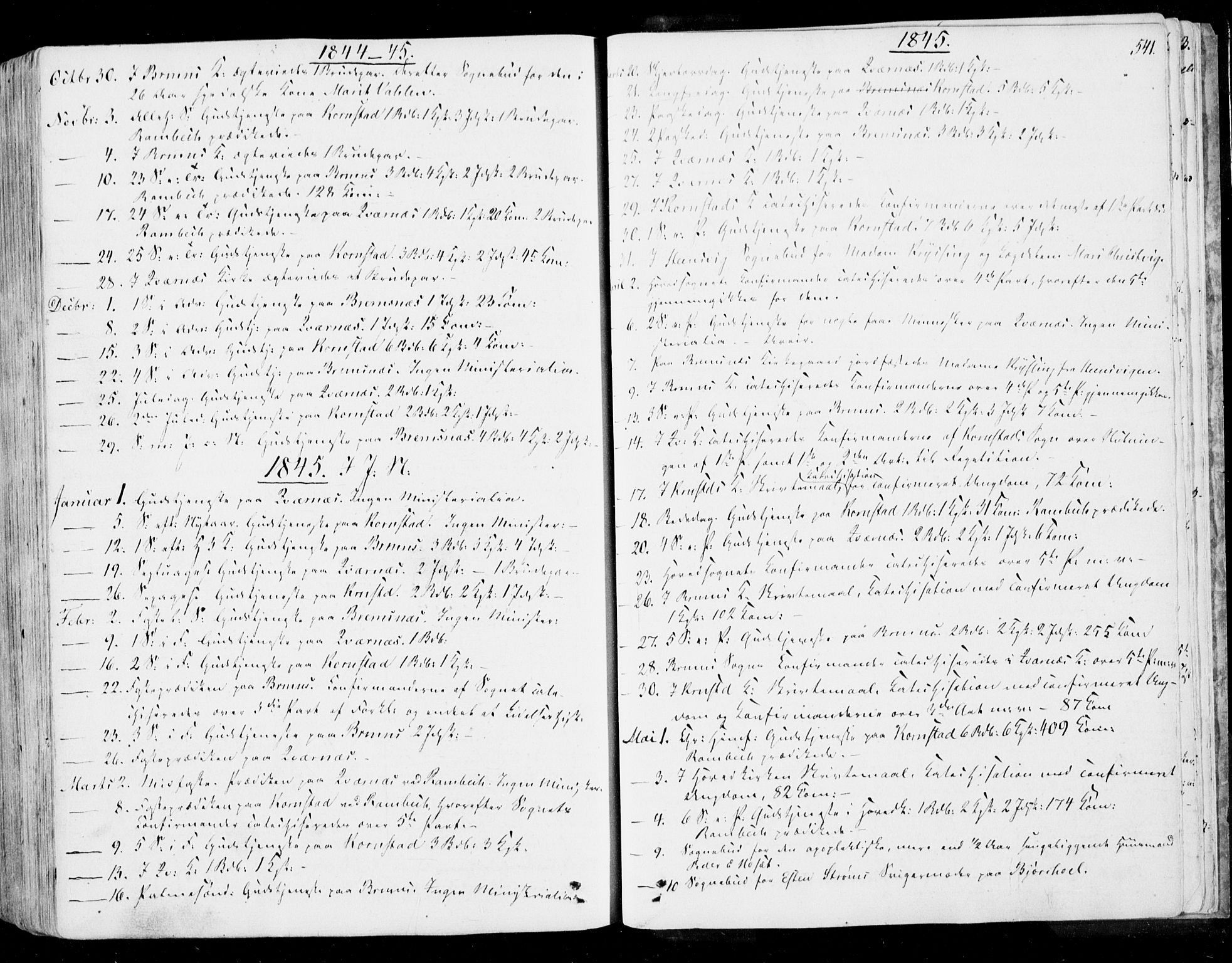 Ministerialprotokoller, klokkerbøker og fødselsregistre - Møre og Romsdal, AV/SAT-A-1454/568/L0803: Ministerialbok nr. 568A10, 1830-1853, s. 541