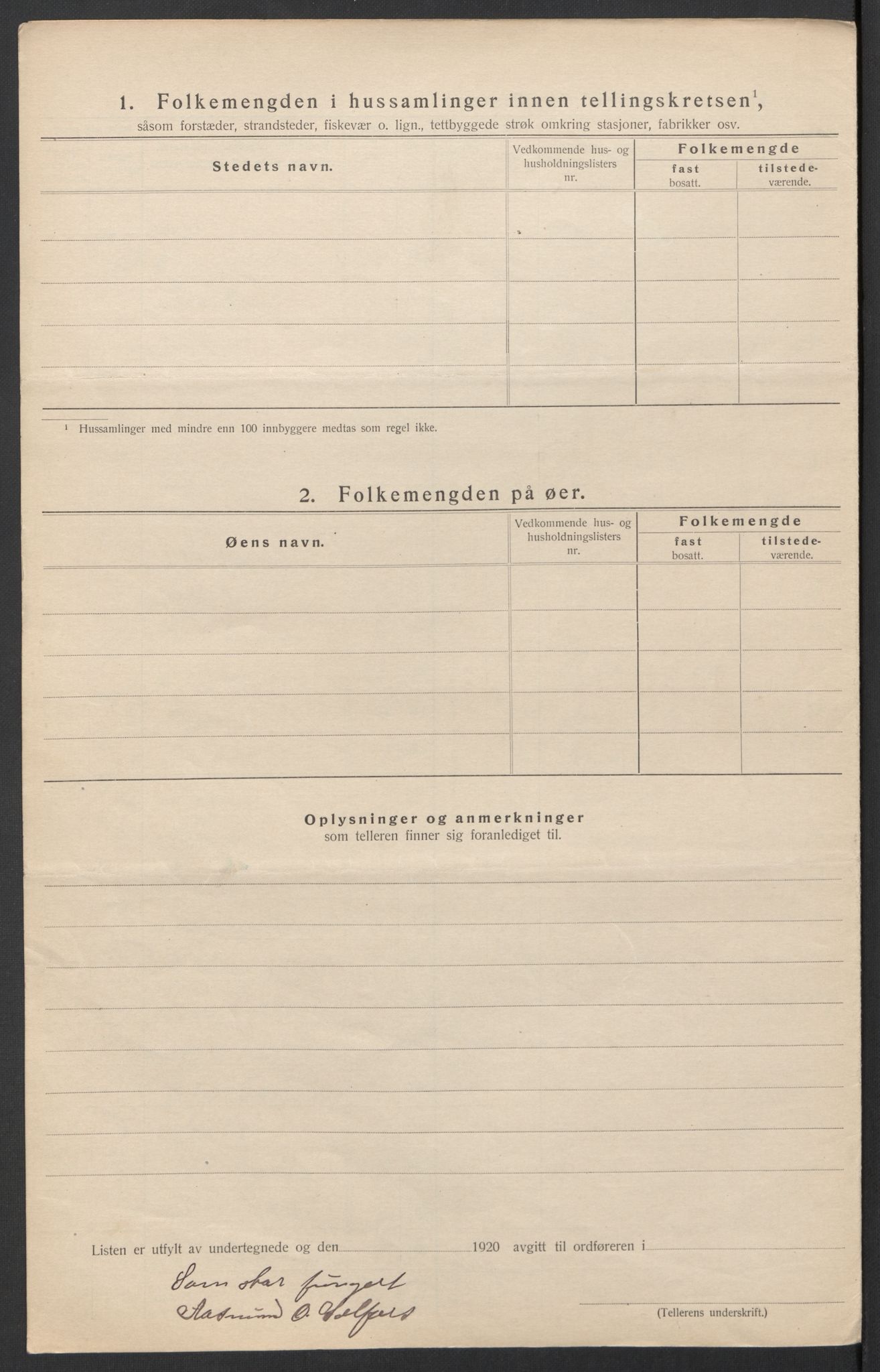 SAT, Folketelling 1920 for 1833 Mo herred, 1920, s. 46