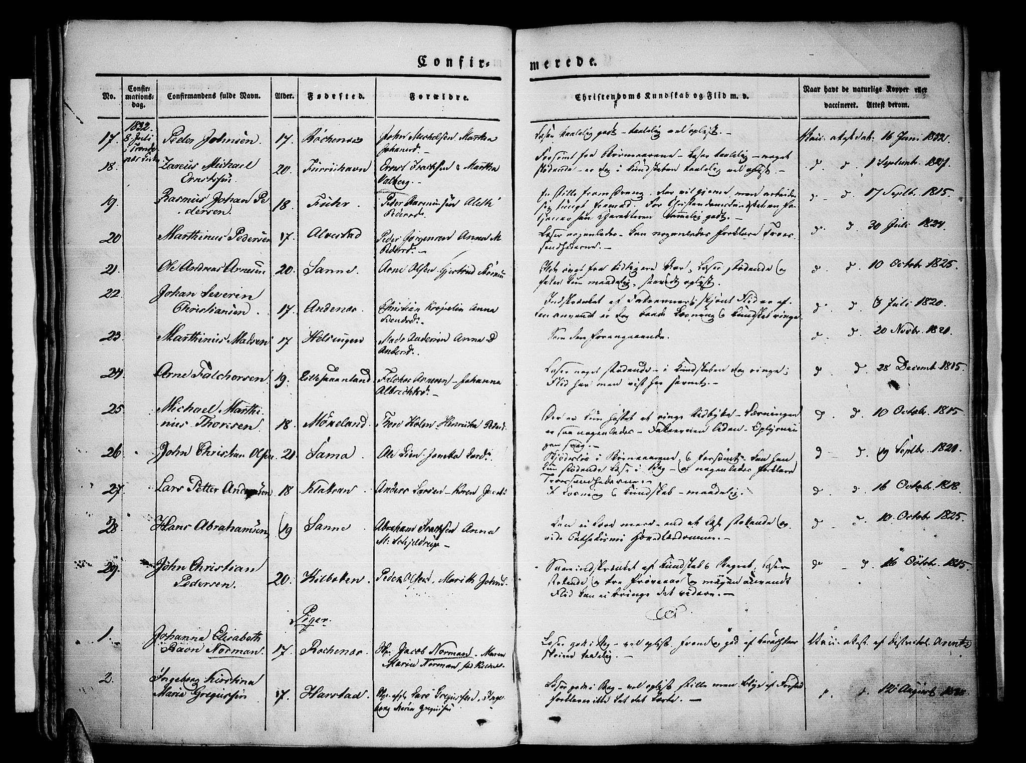 Trondenes sokneprestkontor, AV/SATØ-S-1319/H/Ha/L0007kirke: Ministerialbok nr. 7, 1827-1841