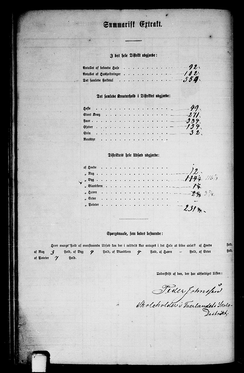 RA, Folketelling 1865 for 1843L Bodø prestegjeld, Bodø landsokn, 1865, s. 93