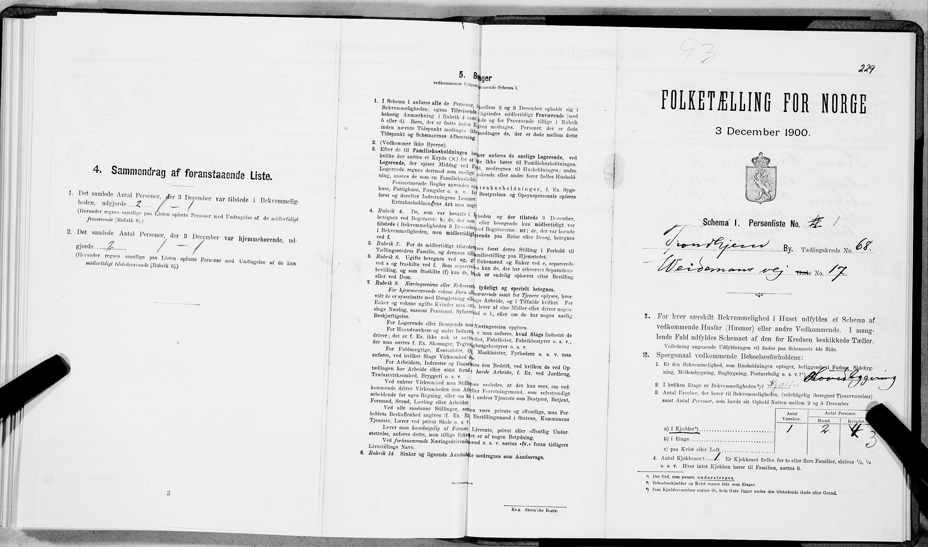 SAT, Folketelling 1900 for 1601 Trondheim kjøpstad, 1900, s. 12592