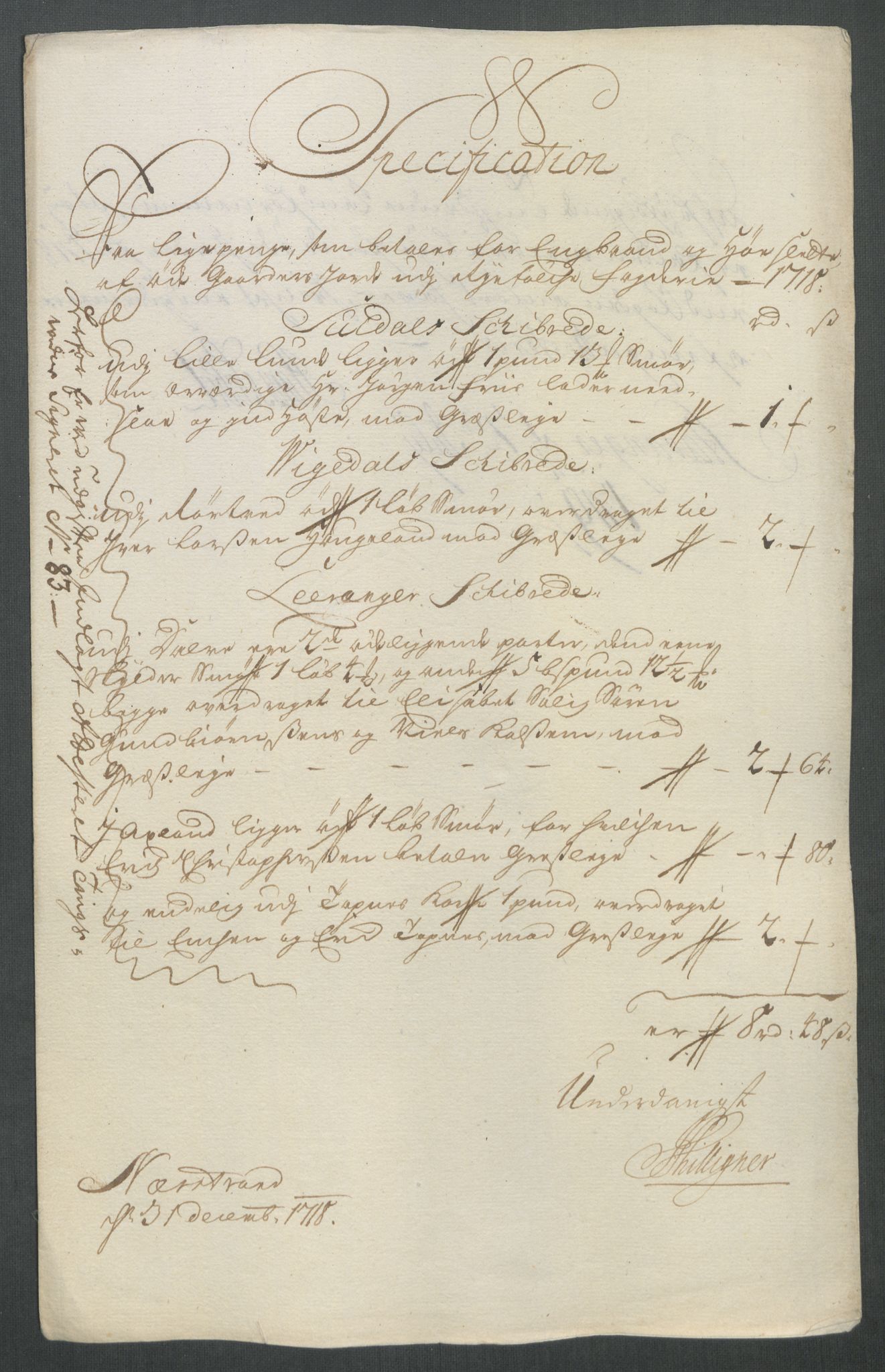 Rentekammeret inntil 1814, Reviderte regnskaper, Fogderegnskap, RA/EA-4092/R47/L2871: Fogderegnskap Ryfylke, 1718, s. 254