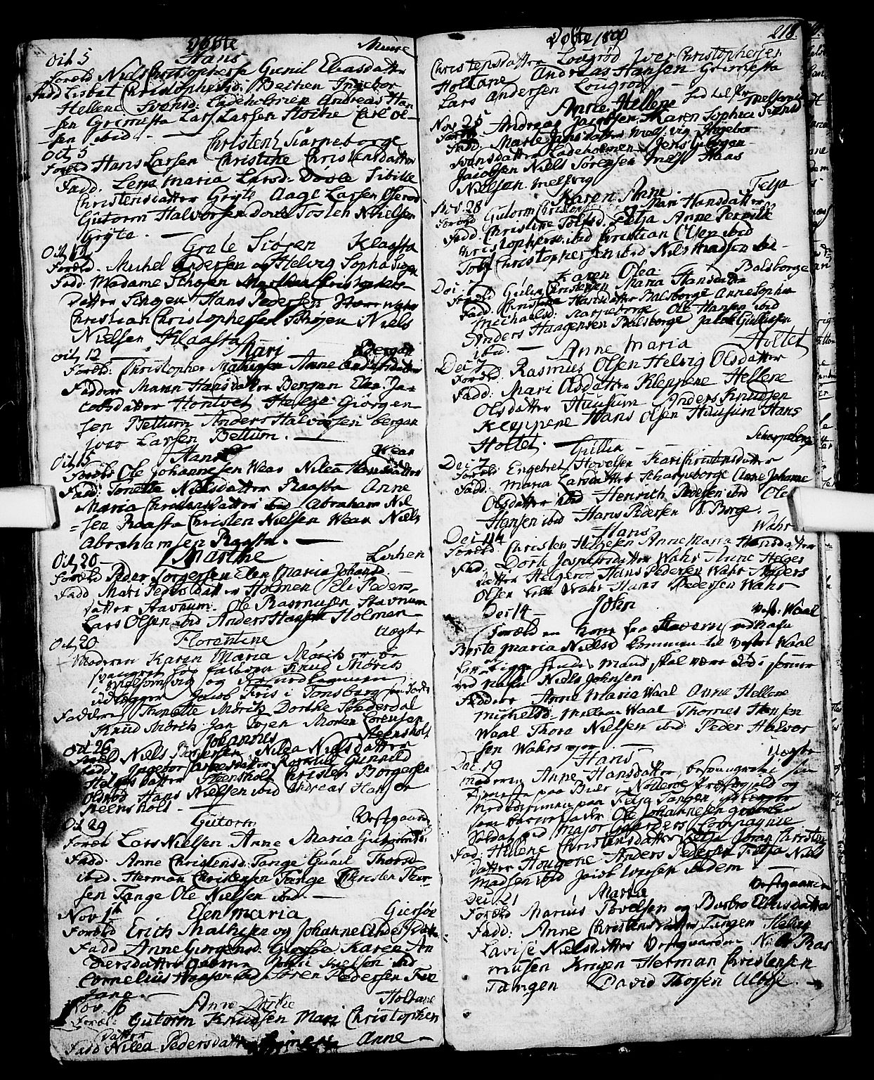 Stokke kirkebøker, SAKO/A-320/F/Fa/L0003: Ministerialbok nr. I 3, 1771-1803, s. 218
