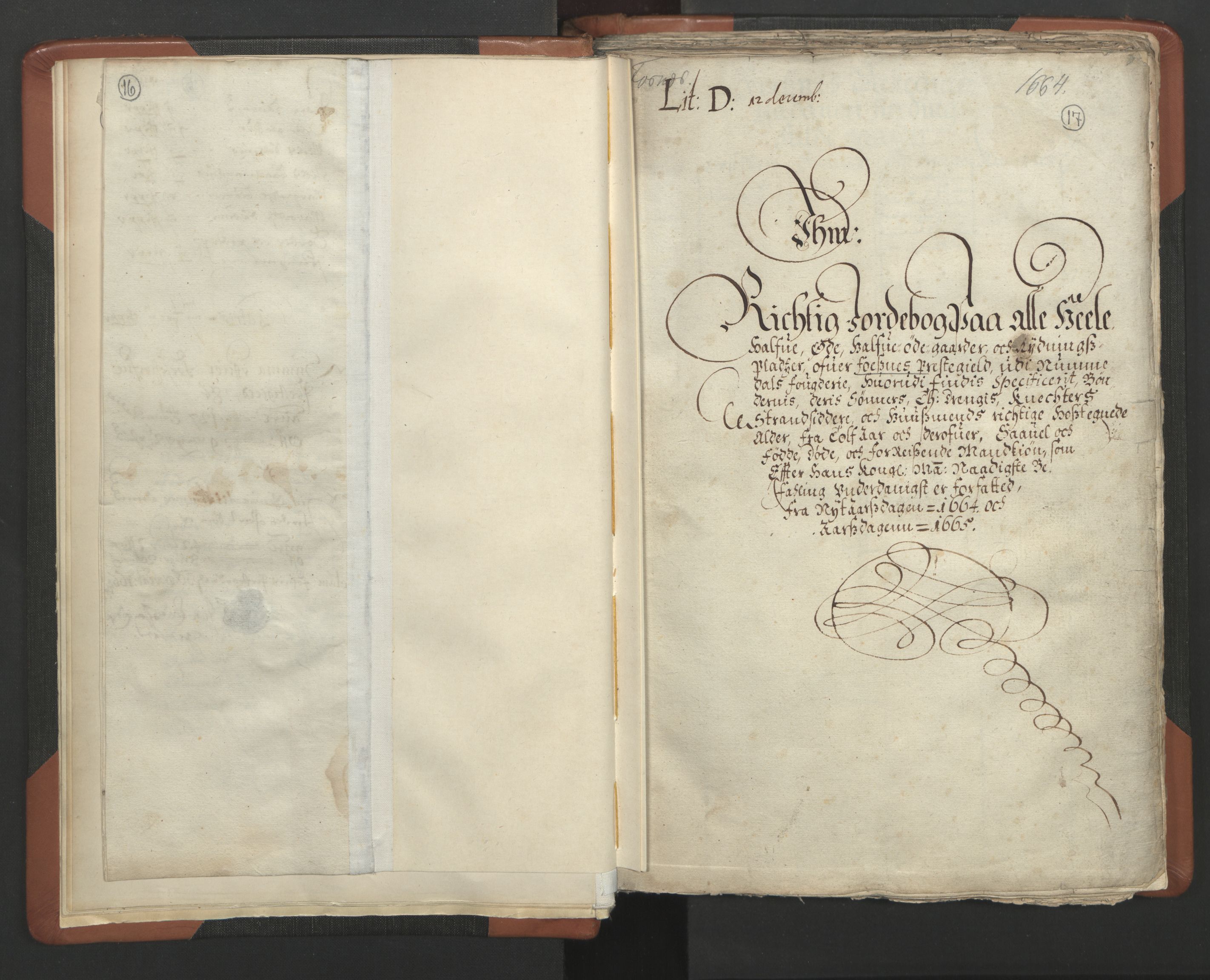 RA, Sogneprestenes manntall 1664-1666, nr. 34: Namdal prosti, 1664-1666, s. 16-17