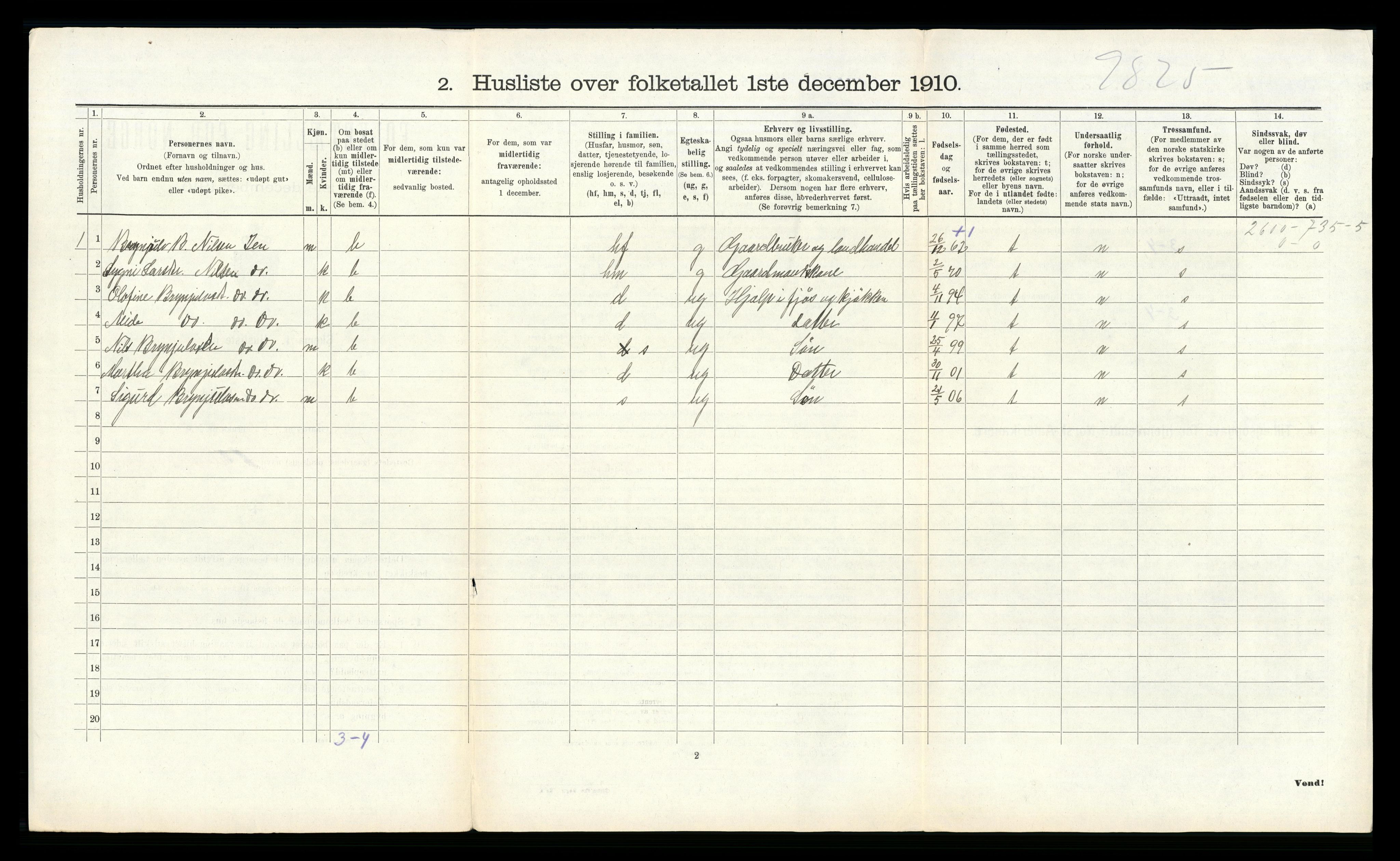 RA, Folketelling 1910 for 1258 Herdla herred, 1910, s. 179