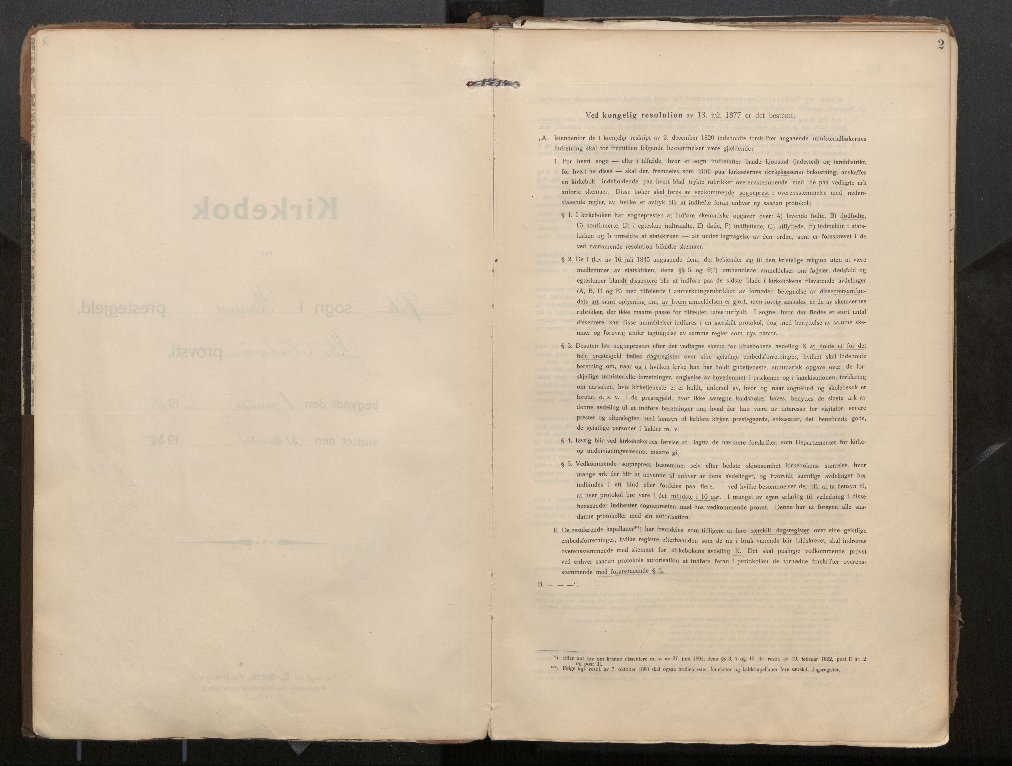 Ministerialprotokoller, klokkerbøker og fødselsregistre - Møre og Romsdal, AV/SAT-A-1454/571/L0836b: Ministerialbok nr. 571A03, 1911-1926, s. 2