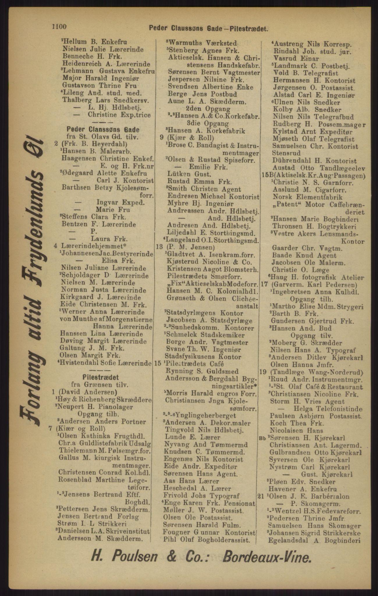 Kristiania/Oslo adressebok, PUBL/-, 1902, s. 1100